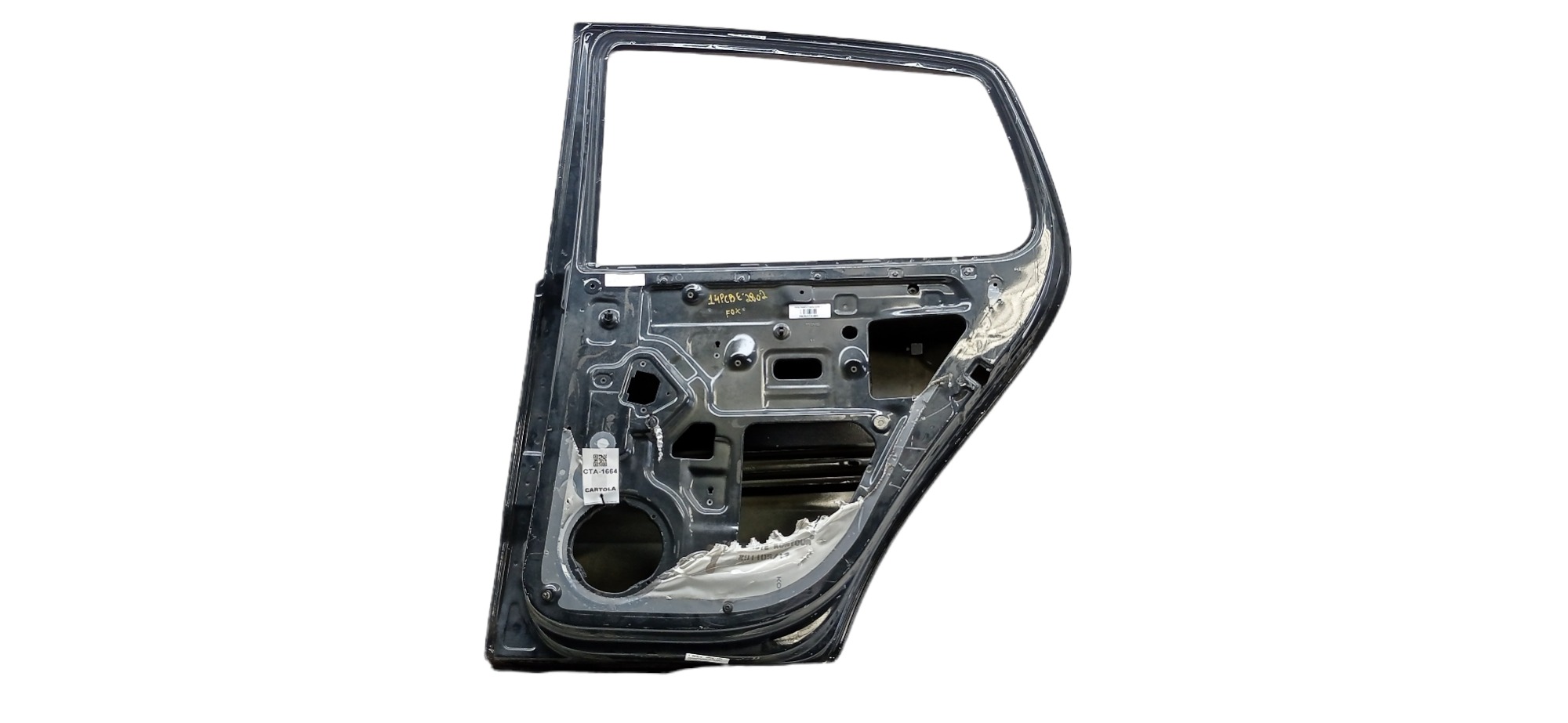 Porta Traseira Direita Volkswagen Fox 2006 Para Recuperar Traseira Direito Cinza 6