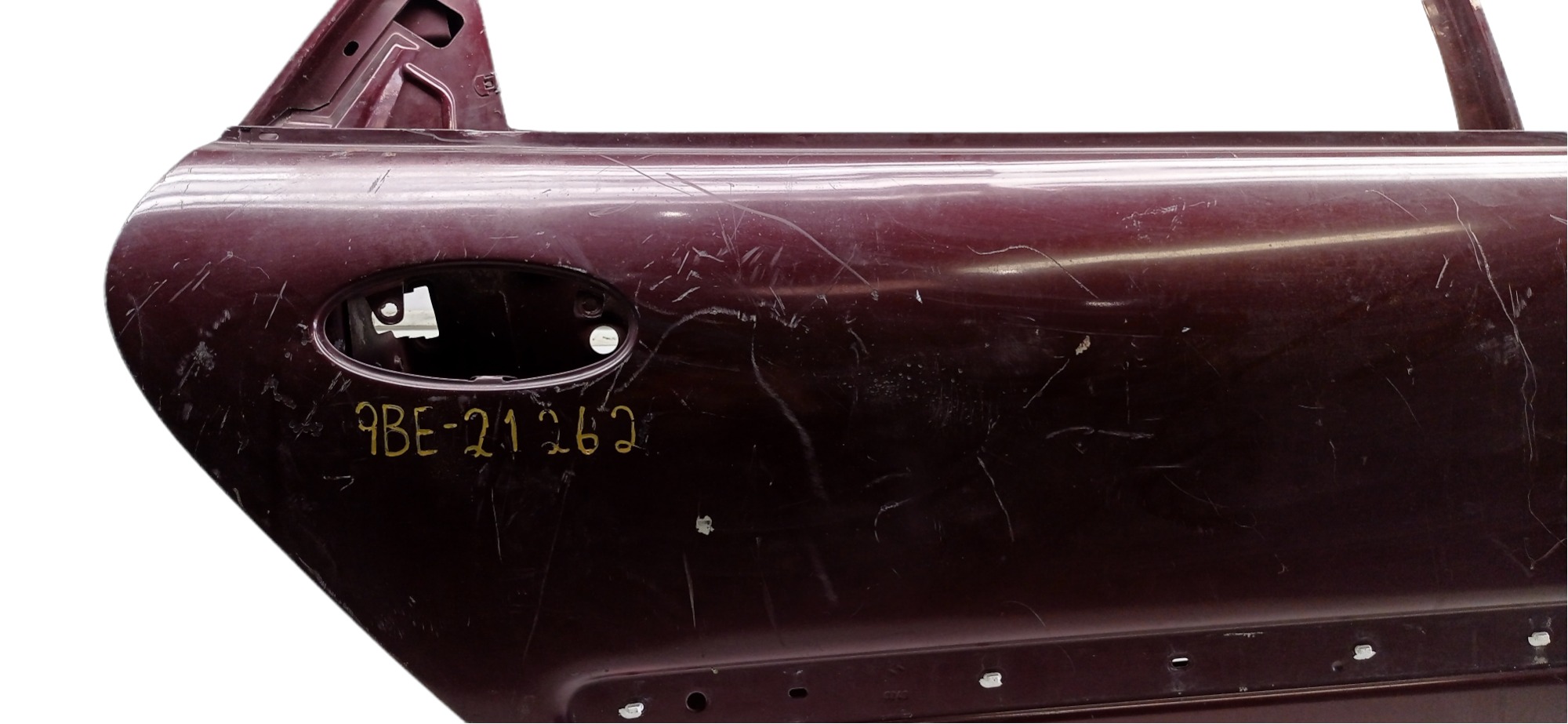 Porta Traseira Direita Renault Laguna 1996 P/ Recuperar Traseira Direita Vermelho 4