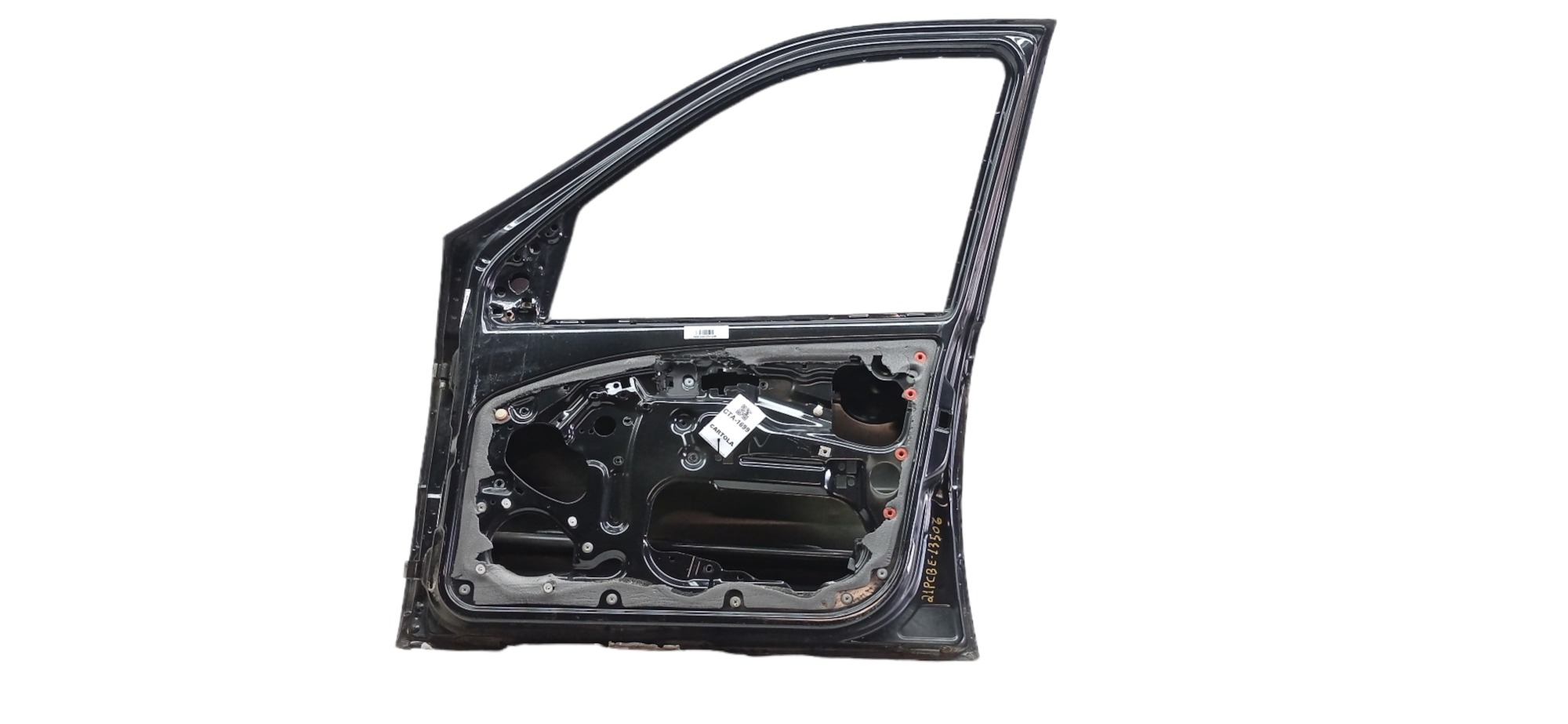 Porta Dianteira Direita Fiat Palio 2010 2011 Para Recuperar Dianteira Direito Preto 3