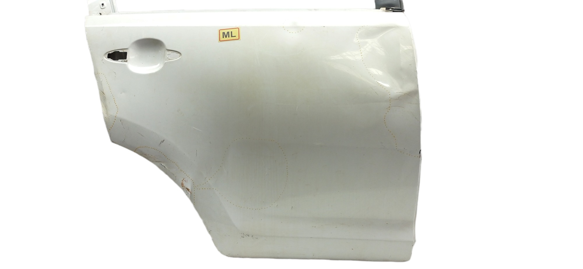 Porta Traseira Direita Kia Sportage 2012-2013 P/ Recuperar Traseira Direito Branco 4