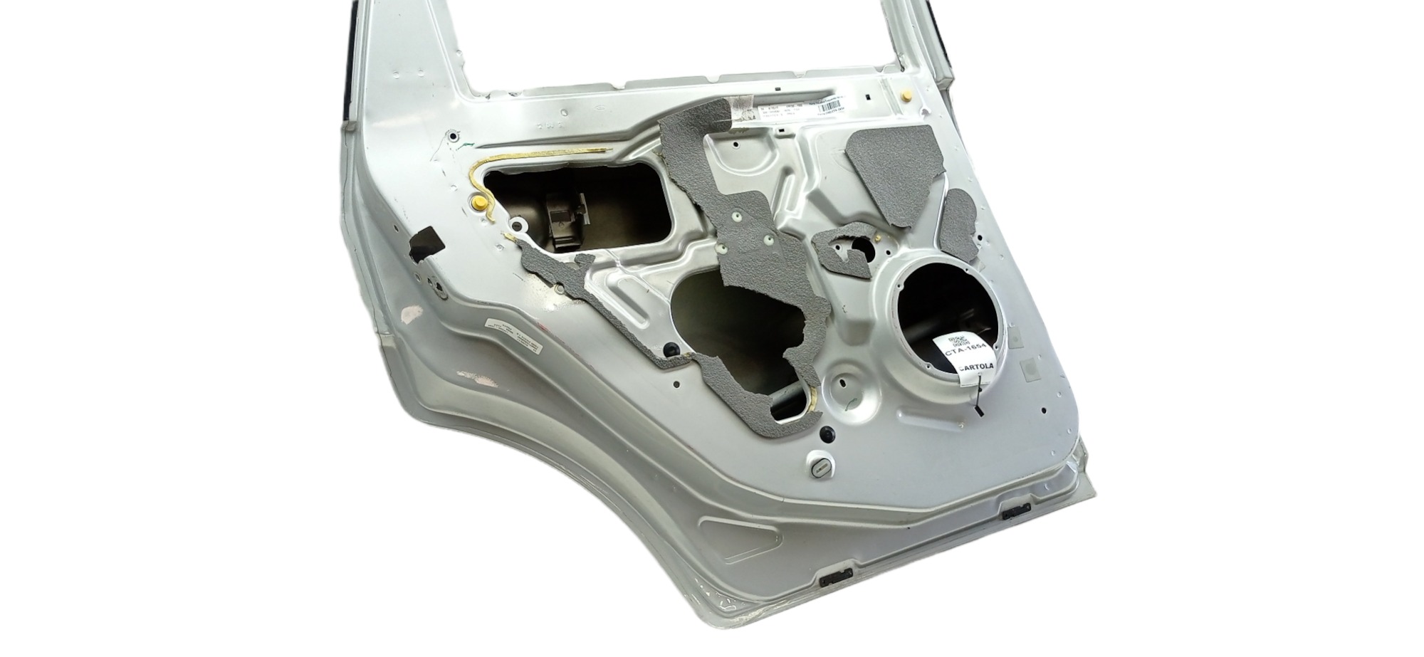 Porta Traseira Esquerda Ford Fiesta 2009 – Para Recuperar Traseira Esquerdo Prateado 6