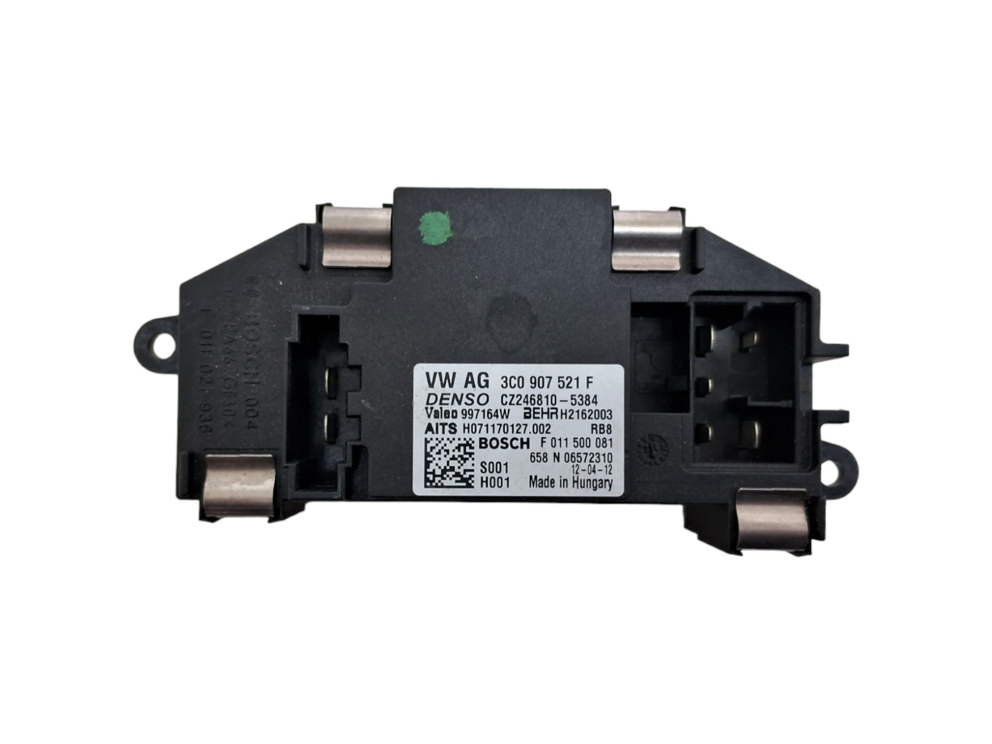 Resistencia Caixa Ar Interna Volkswagen Passat Tsi 2.0 2012