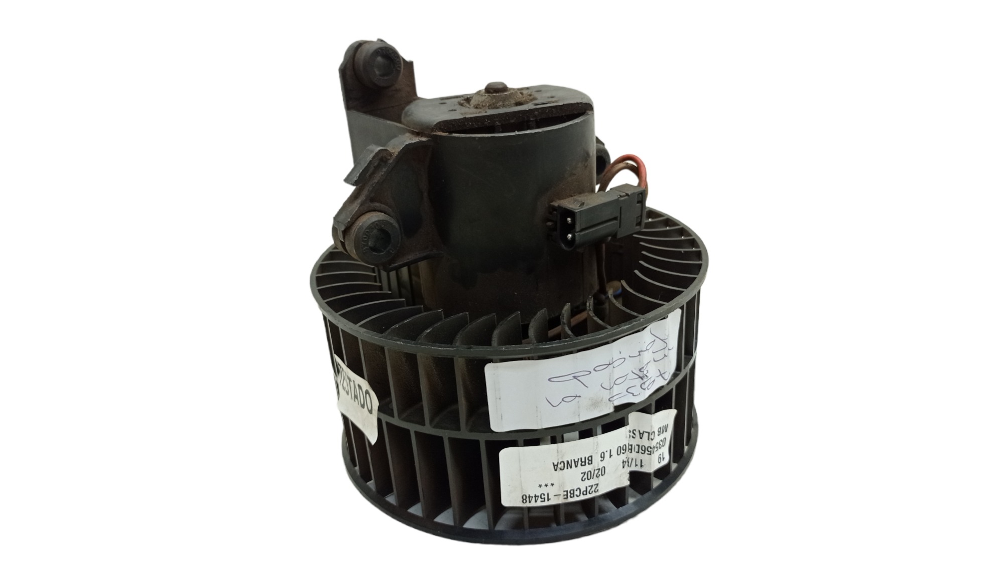 Motor Do Ar Forçado Caixa De Ar 1 Mercedes-benz Classe A 02 3