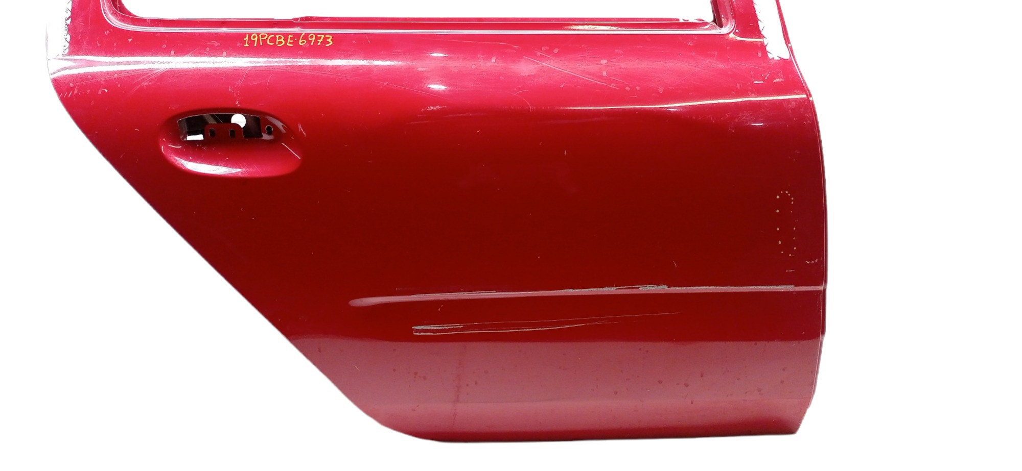 Porta Traseira Direita Renault Clio 2014 – 2015 P/ Recuperar Traseira Direita Vermelho 2