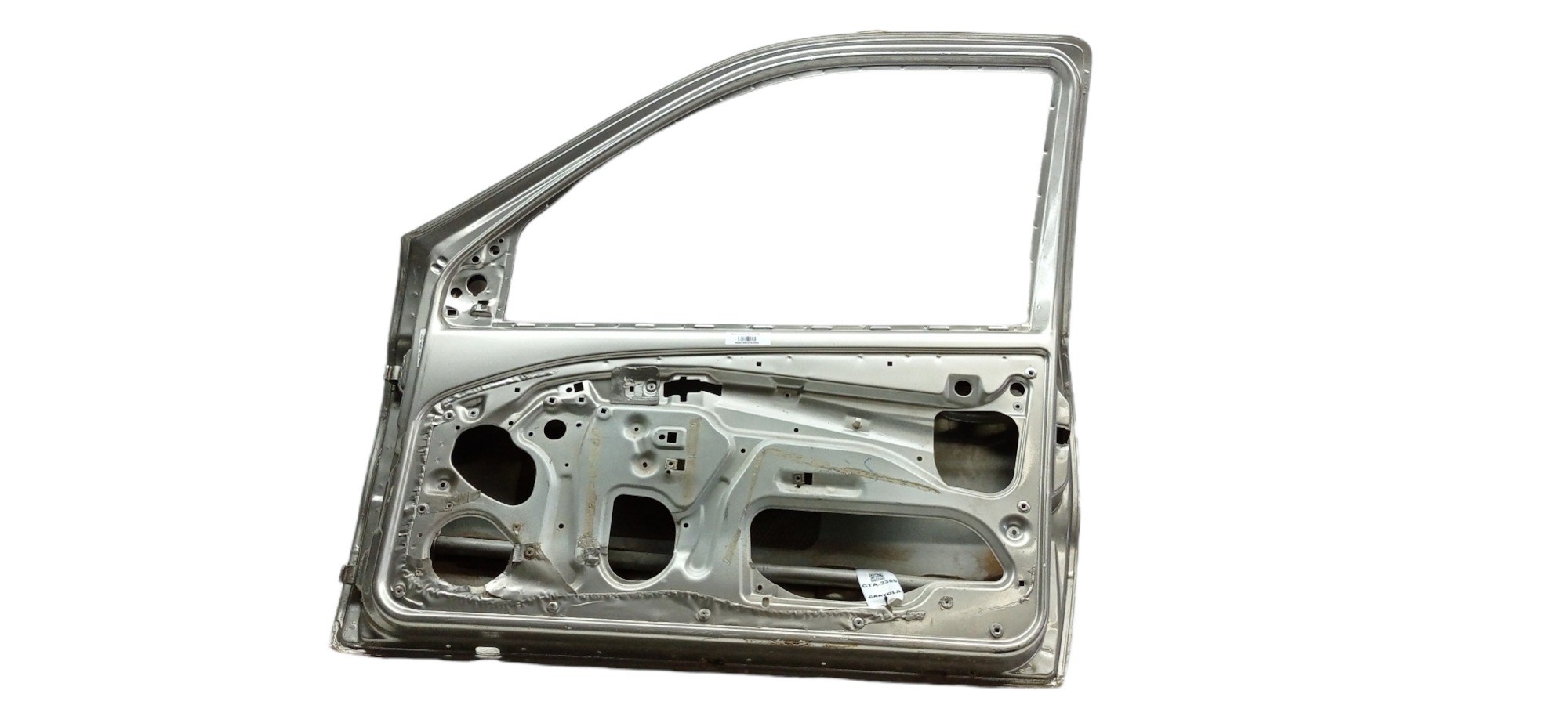 Porta Dianteira Direita Fiat Palio 2002 Para Recuperar Dianteira Direita Cinza 5