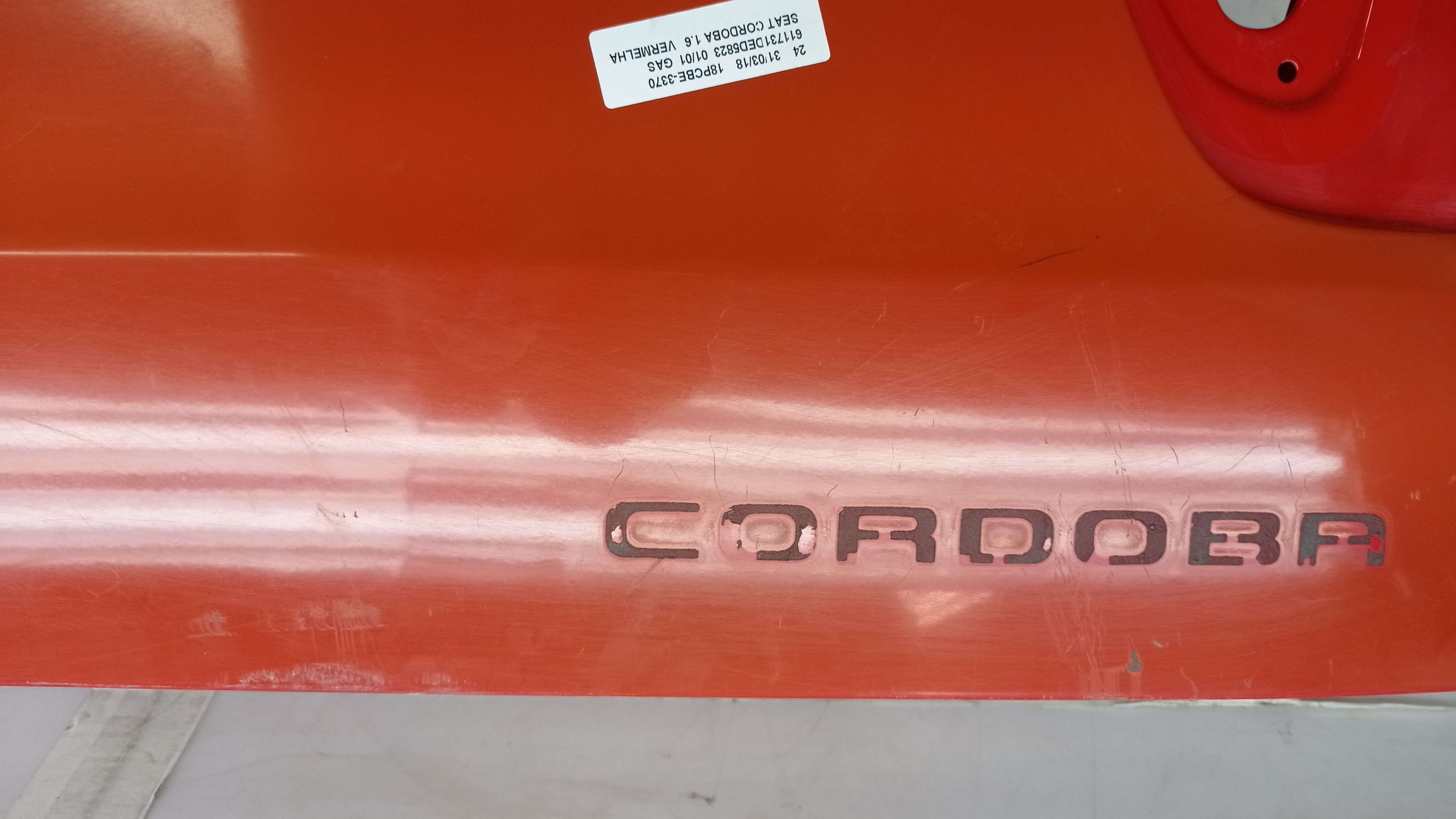 Tampa Traseira Sedan Seat Cordoba 2001 Para Recuperar 9