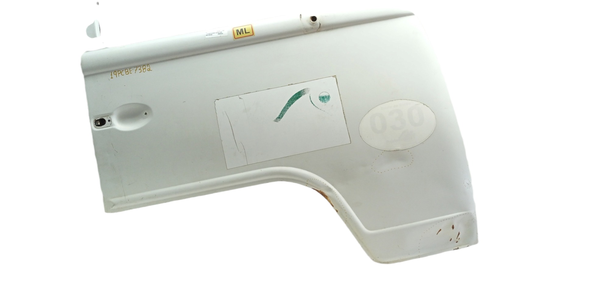 Porta Dianteira Direita Vw Kombi 2002 Para Recuperar Dianteira Direita Branco