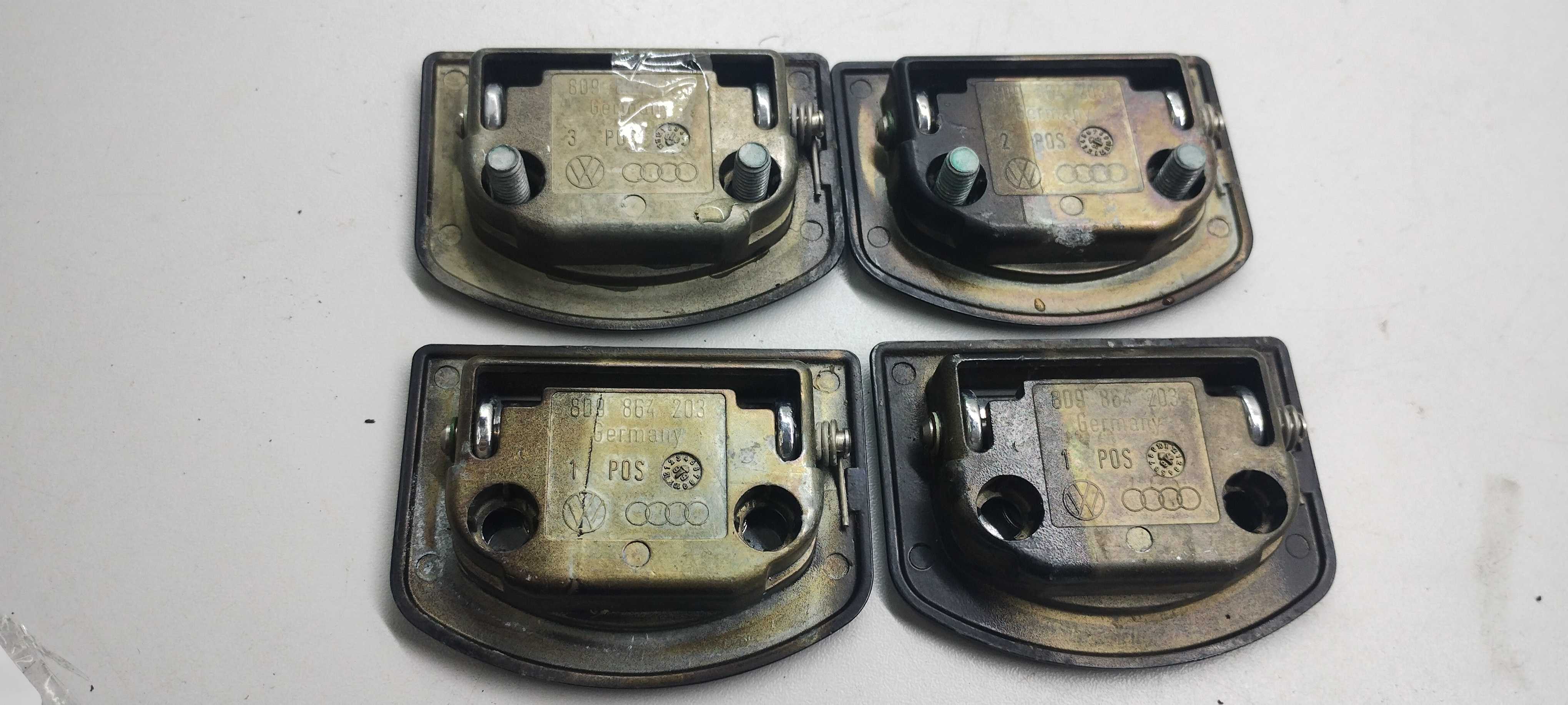 Kit 4 Alça Gancho Porta Malas Audi Vw Golf Bora 2001 2008 2