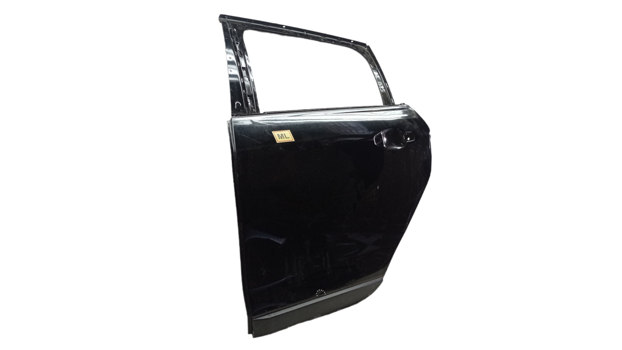Porta Traseira Esquerda Peugeot 2008 Ano 2016 Para Recuperar Traseira Esquerda Preto 3