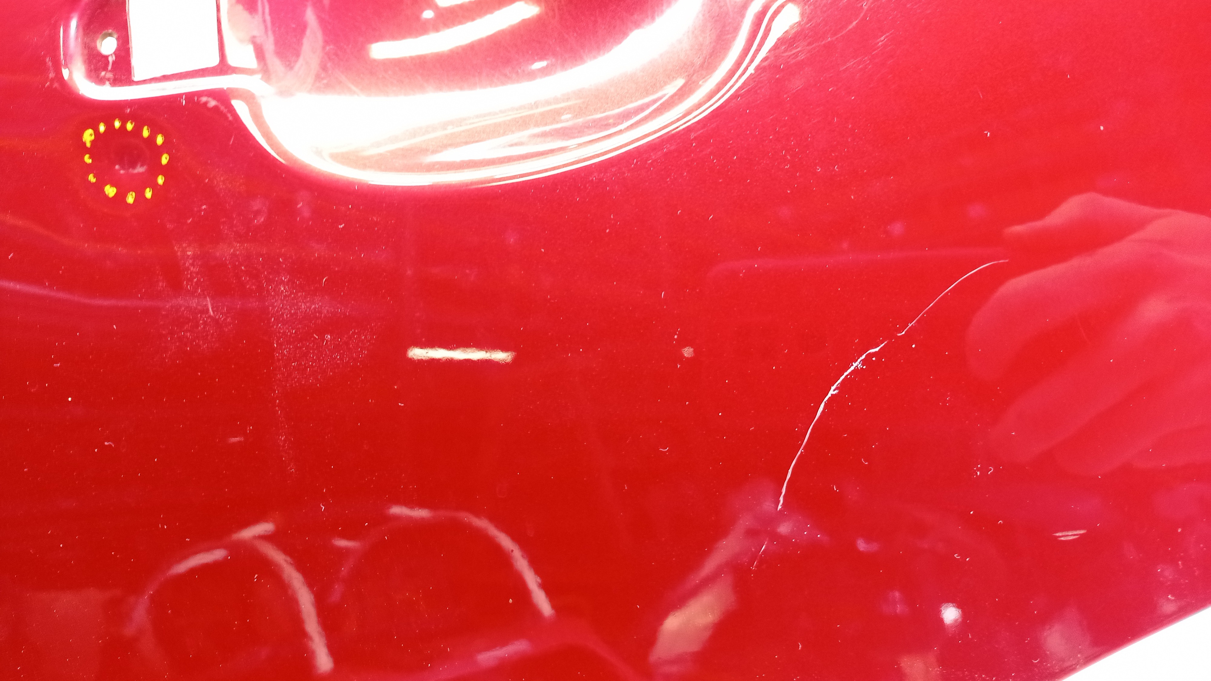 Porta Traseira Esquerda Citroen C3 2011 Para Recuperar Traseira Esquerda Vermelho 6