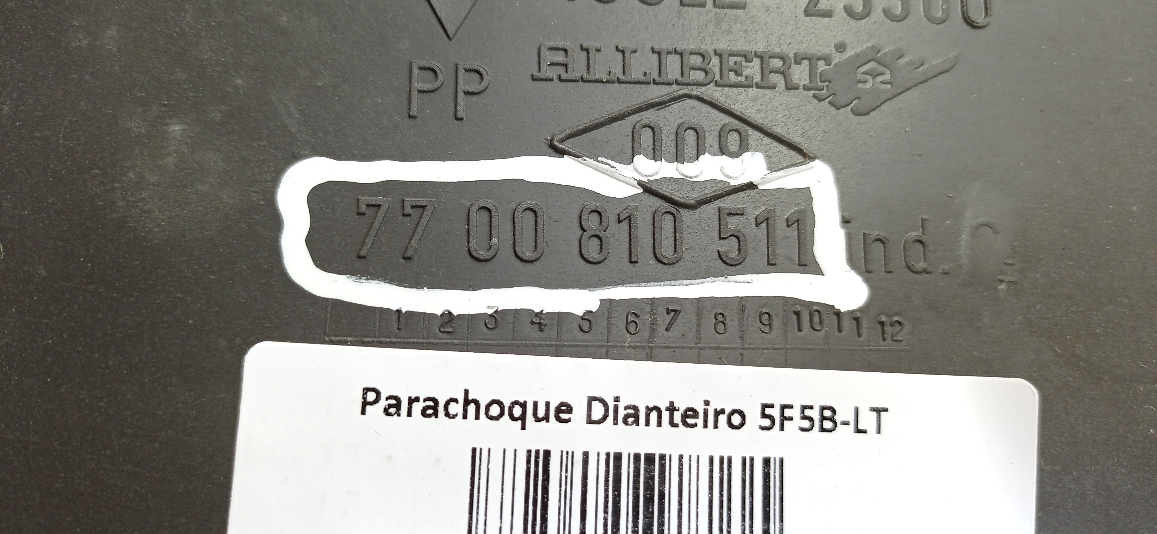 7700810511 Parachoque Dianteiro Renault R19 1992 Para Recu 6
