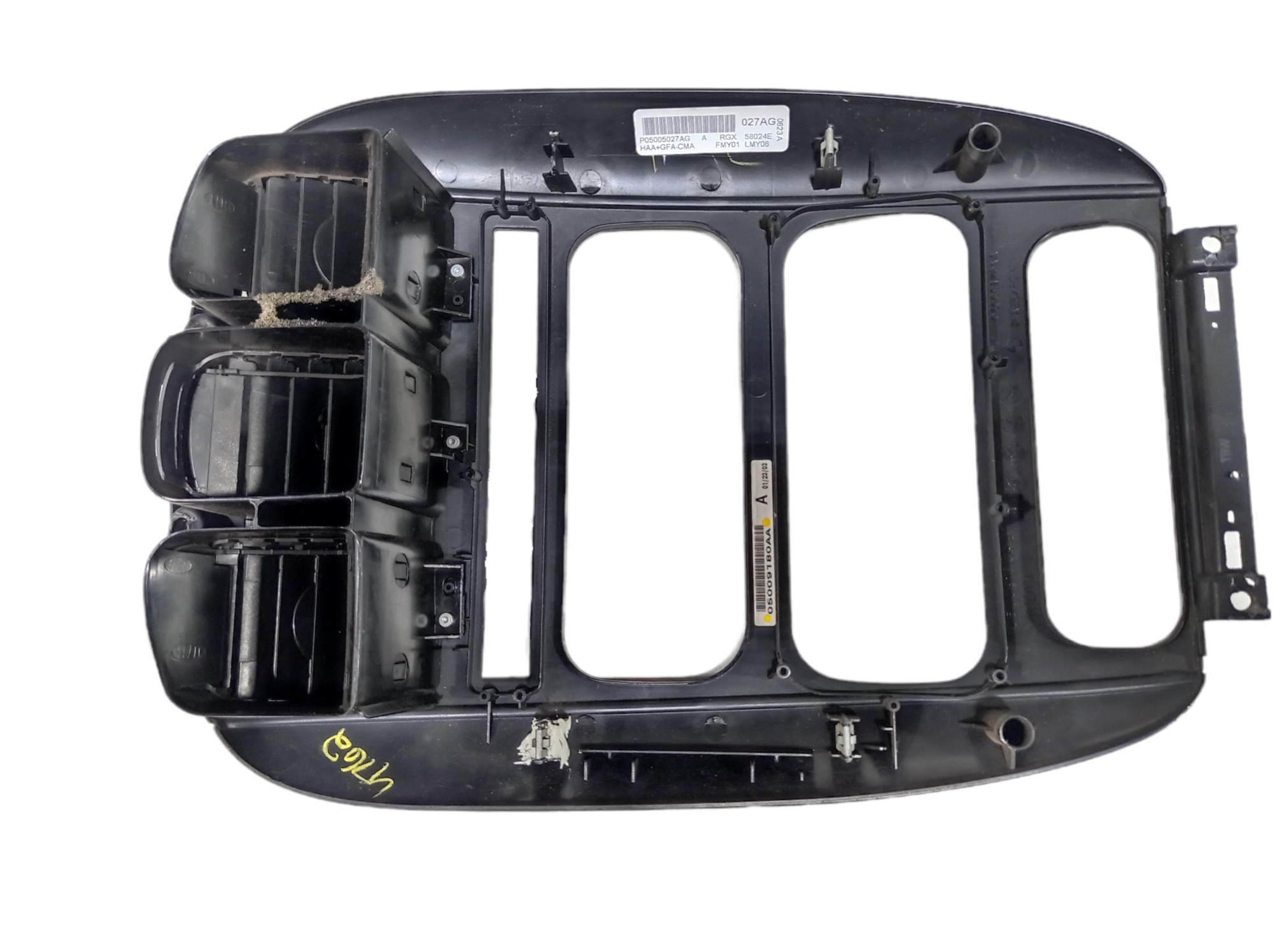 Moldura Difusor De Ar Painel Grand Caravan 2003 V458 4
