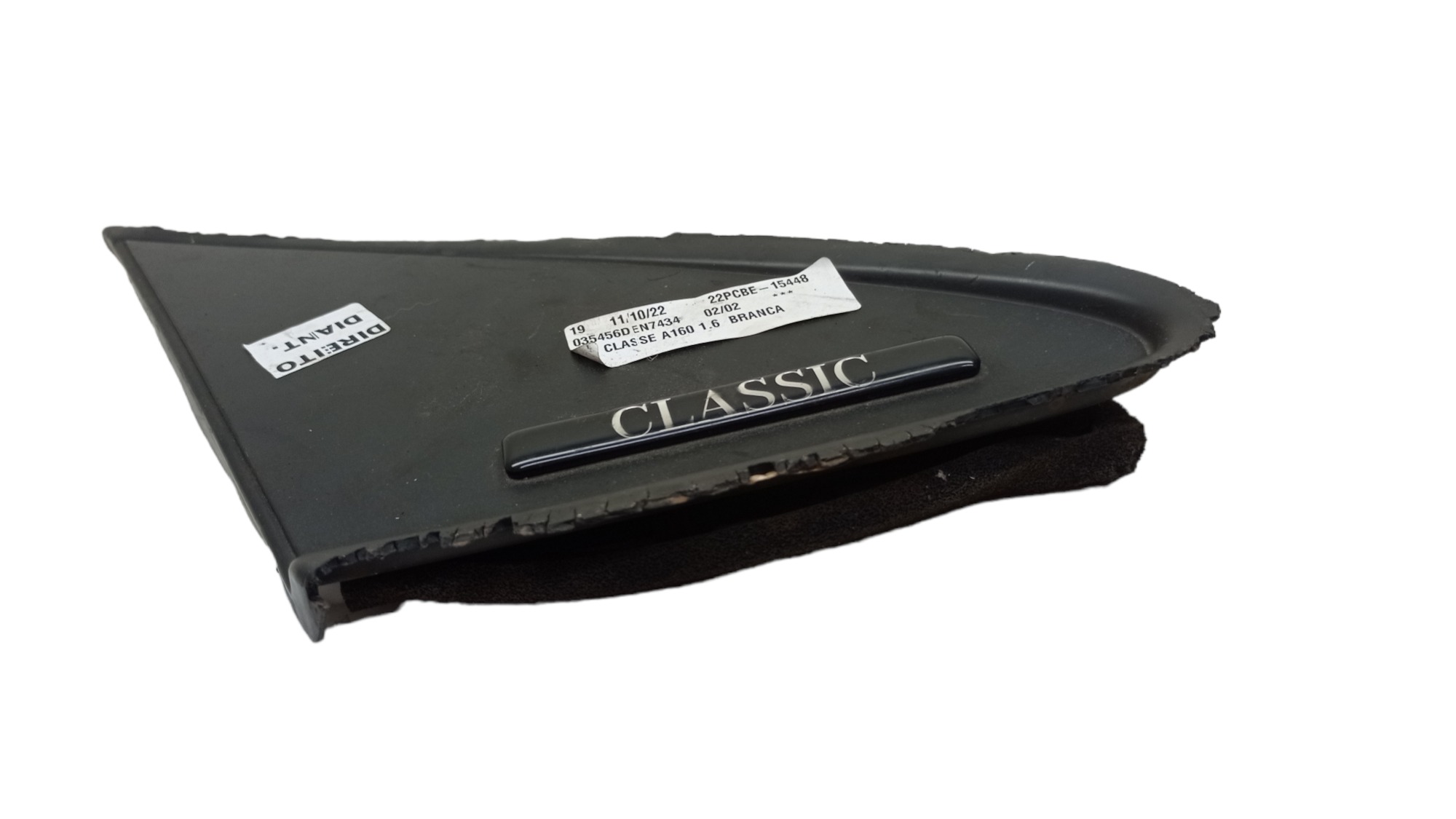 MOLDURA EXTERNA DIANT DIREITA MERCEDES BENZ CLASSE A 2002 2