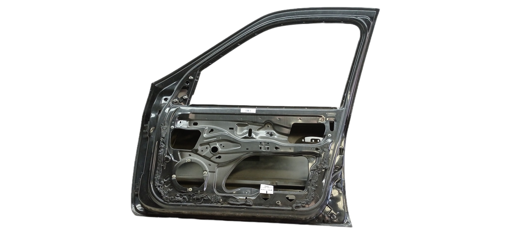 Porta Dianteira Direita Renault Clio 2002-2003 P/ Recuperar Dianteira Direito Preto 8