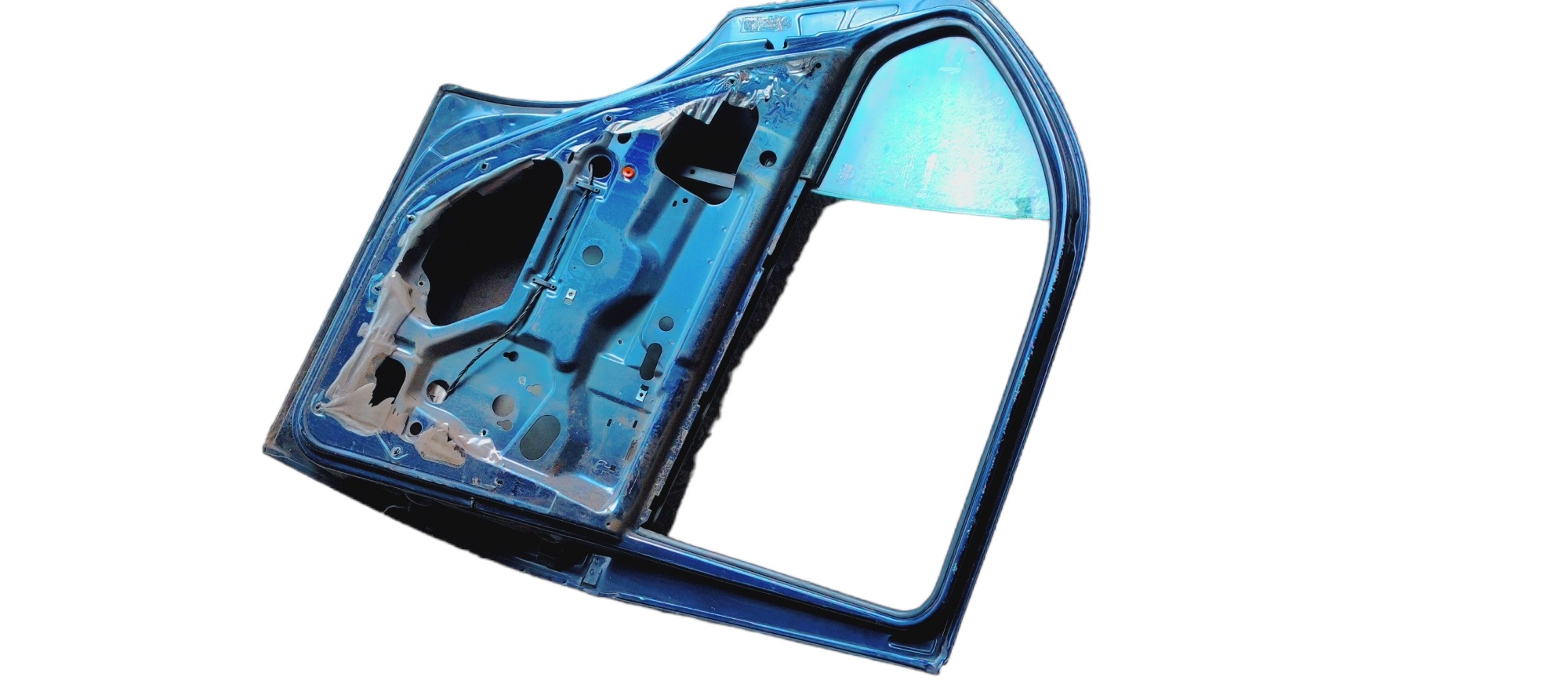 Porta Traseira Esquerda Ford Fiesta 2000/2001  Traseira Esquerdo Azul 10