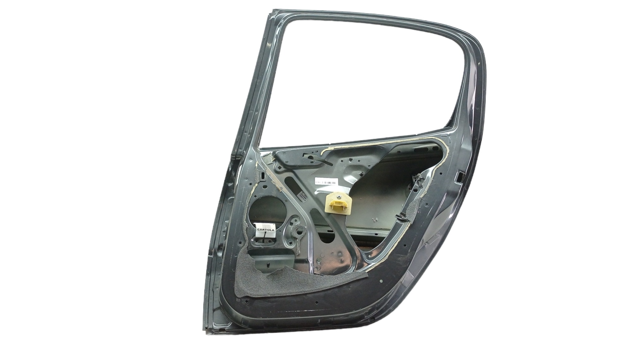 Porta Traseira Direita Peugeot 207 Ano 2011 Para Recuperar Traseira Direita Cinza 2