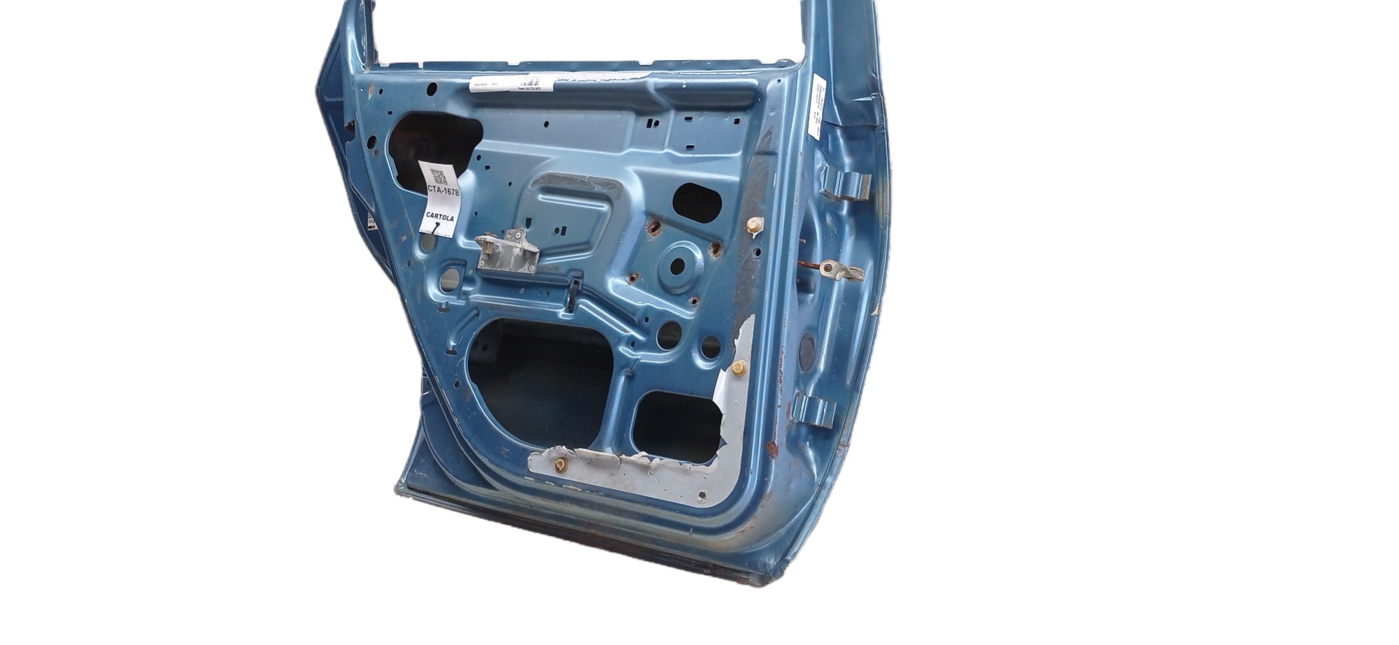 Porta Traseira Esquerda Ford Fiesta 2000 – Para Recuperar Traseira Esquerdo Azul-marinho 3
