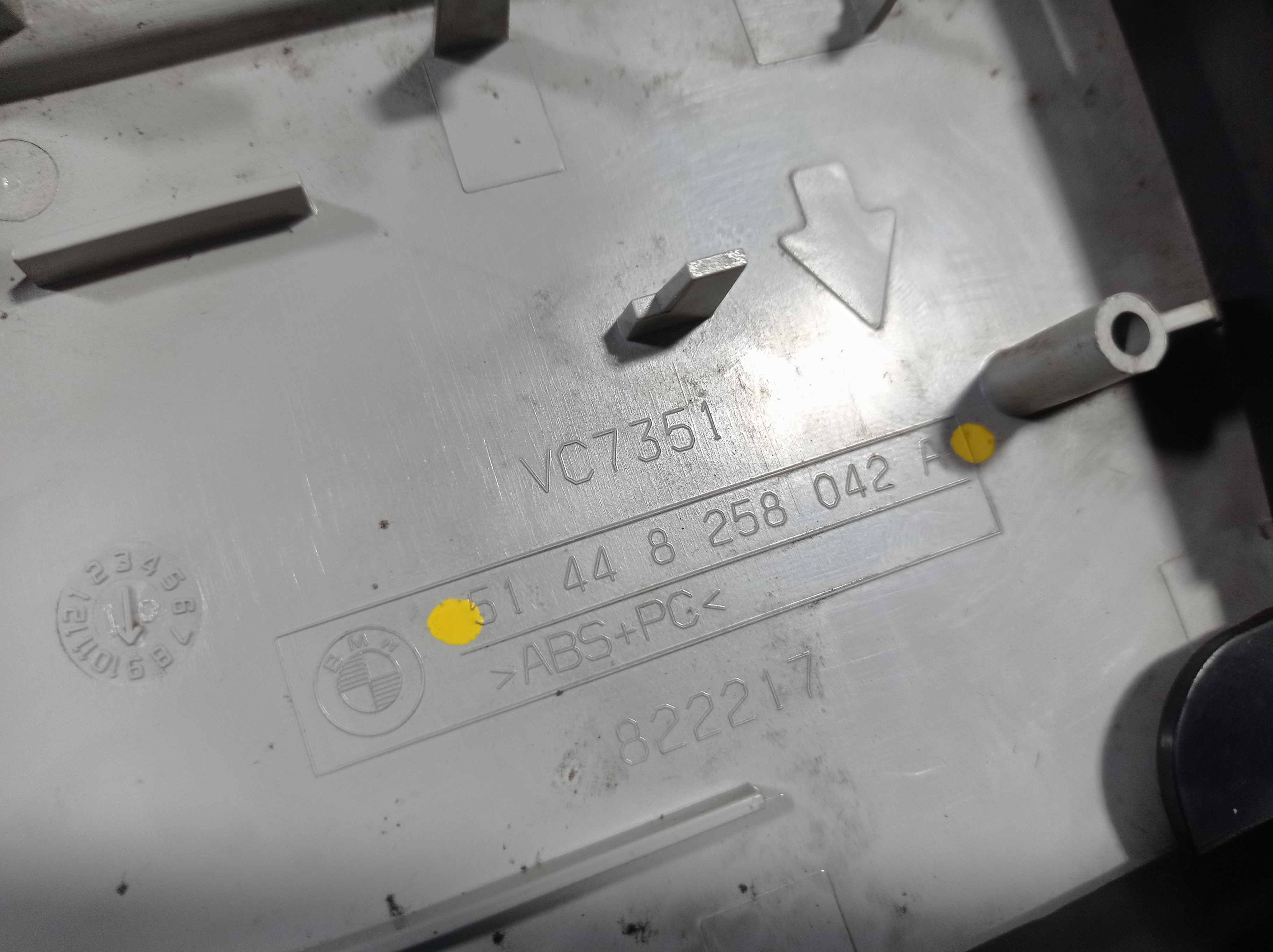 Moldura Luz Cortesia Teto Bmw X5 2000 A 2005 V74 6