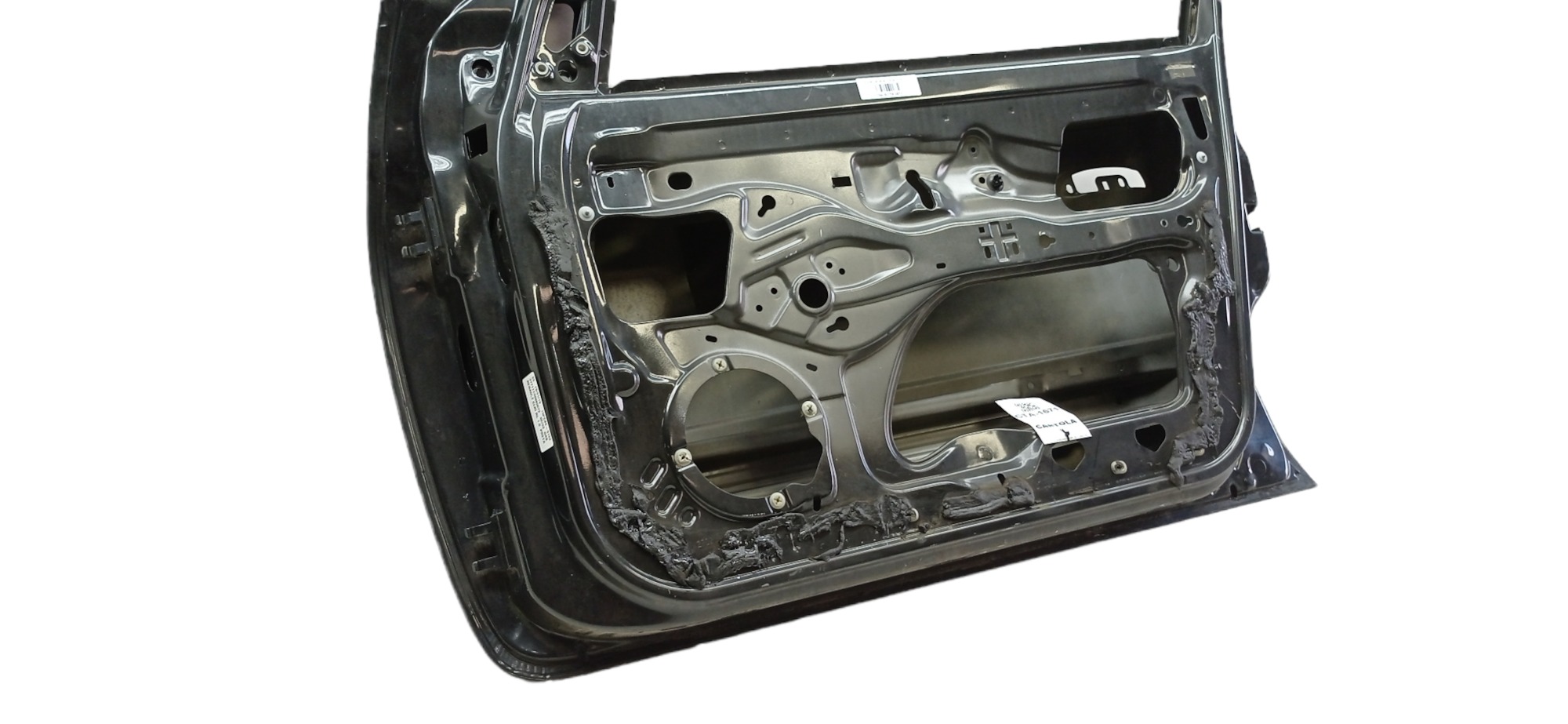 Porta Dianteira Direita Renault Clio 2002-2003 P/ Recuperar Dianteira Direito Preto 6
