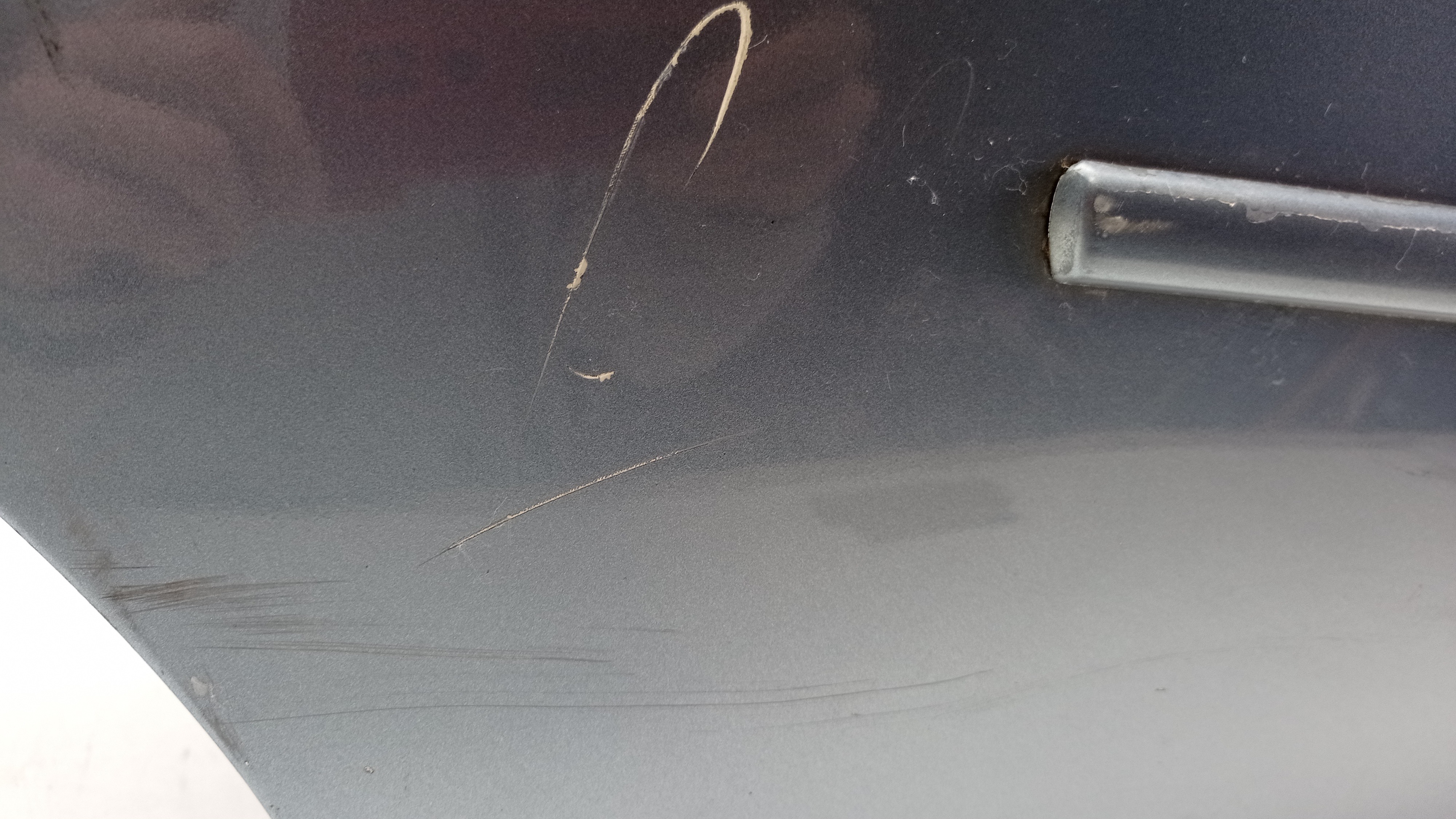 Porta Traseira Direita Vw Polo 2000 Para Recuperar Traseira Direita Cinza 6
