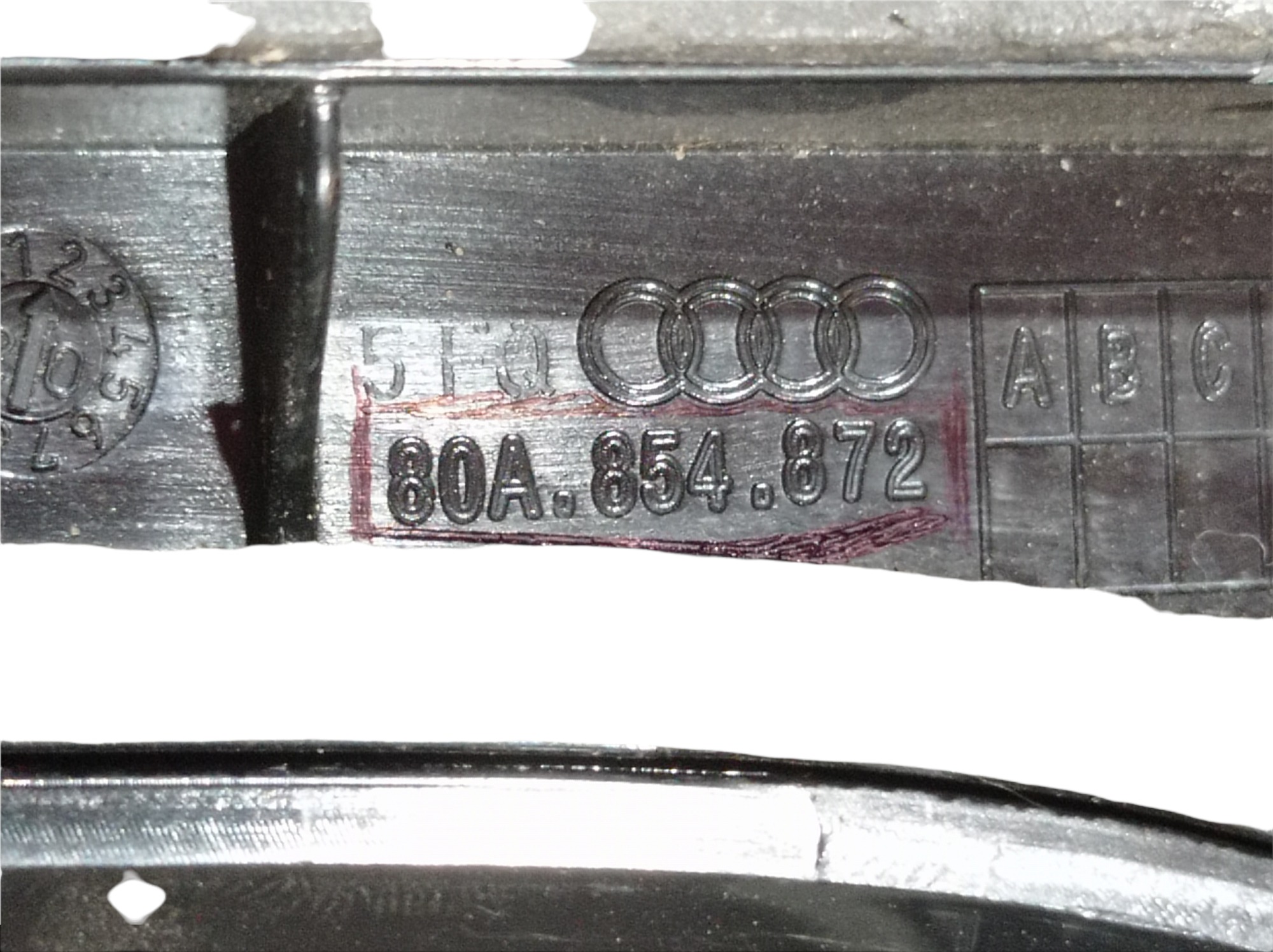 Aplique Moldura Tampa Traseira LD Audi Q5 2018 2020 7