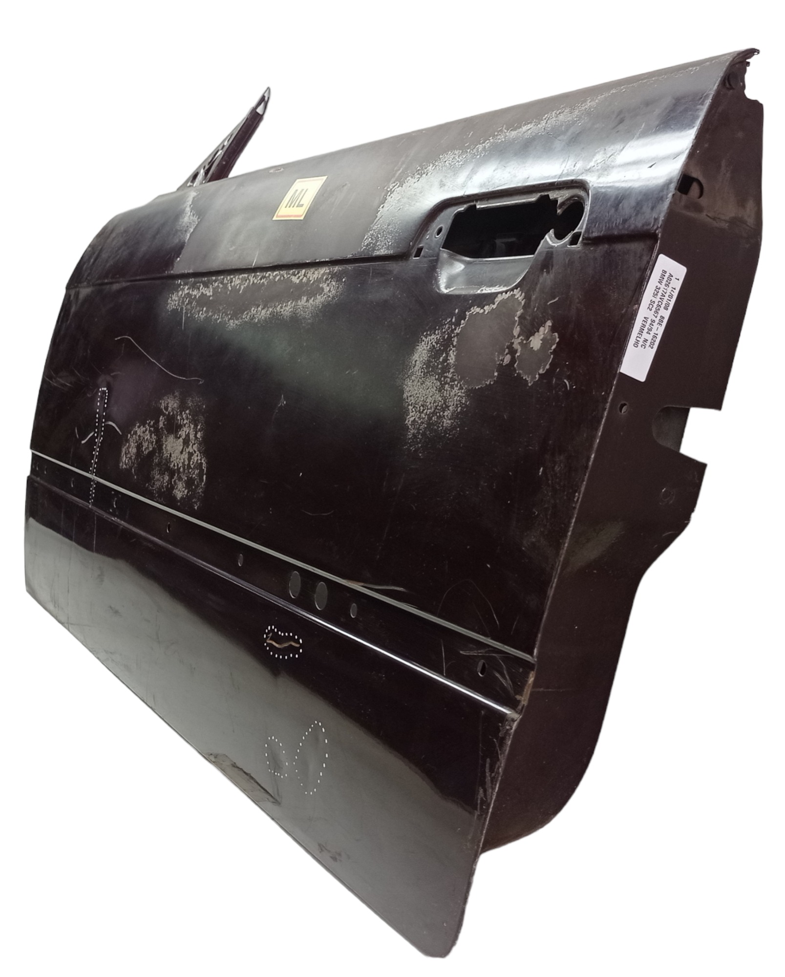 Porta Dianteira Esquerda Bmw 325i Ano 1994 Para Recuperar Dianteira Esquerda Vermelho 1
