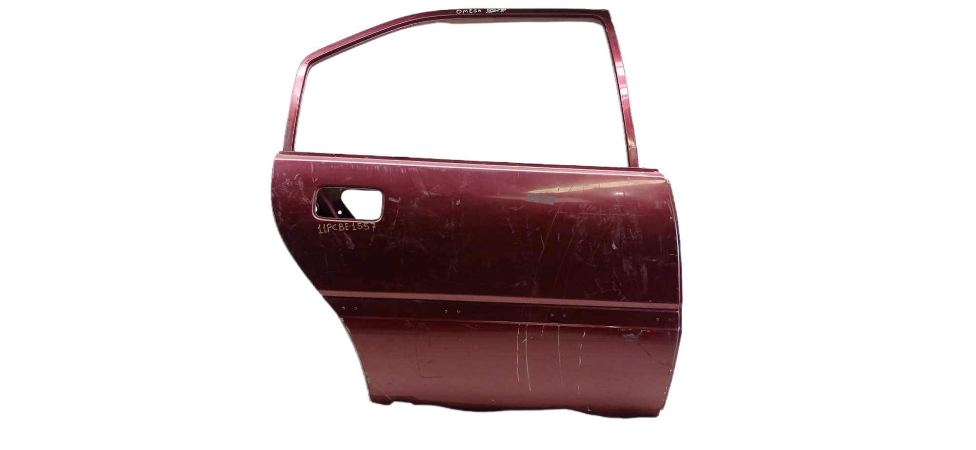 Porta Traseira Direita Chevrolet Omega 1996 P/ Recuperar Traseira Direita Bordô 5