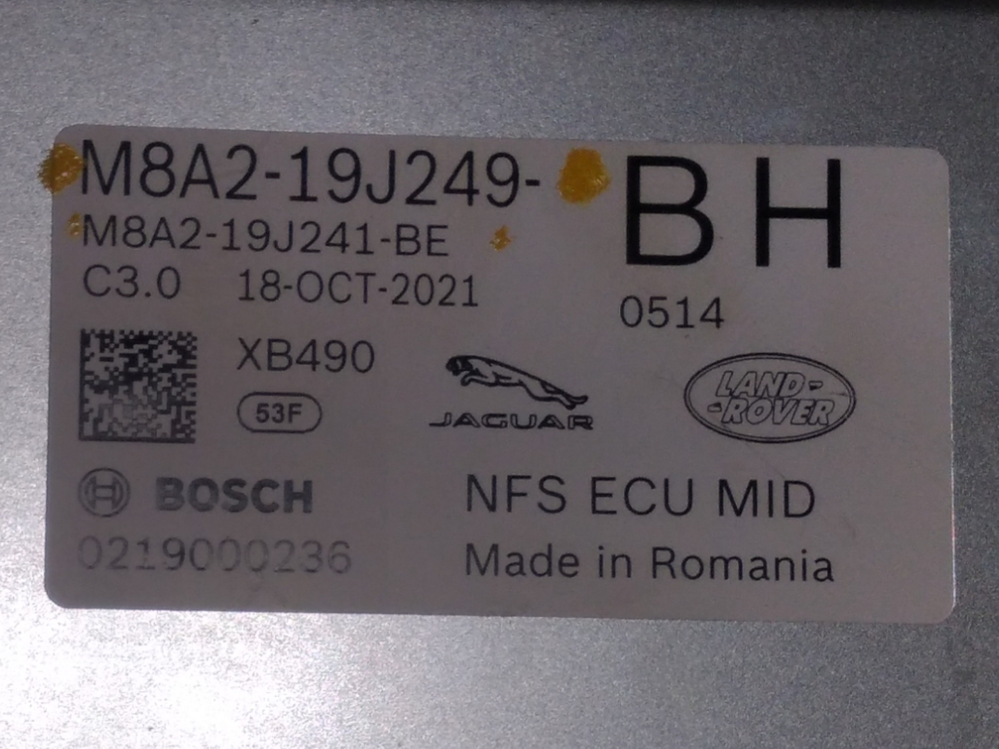 Módulo bluetooth Range Rover Evoque 2.0 flex 2022 V572 3