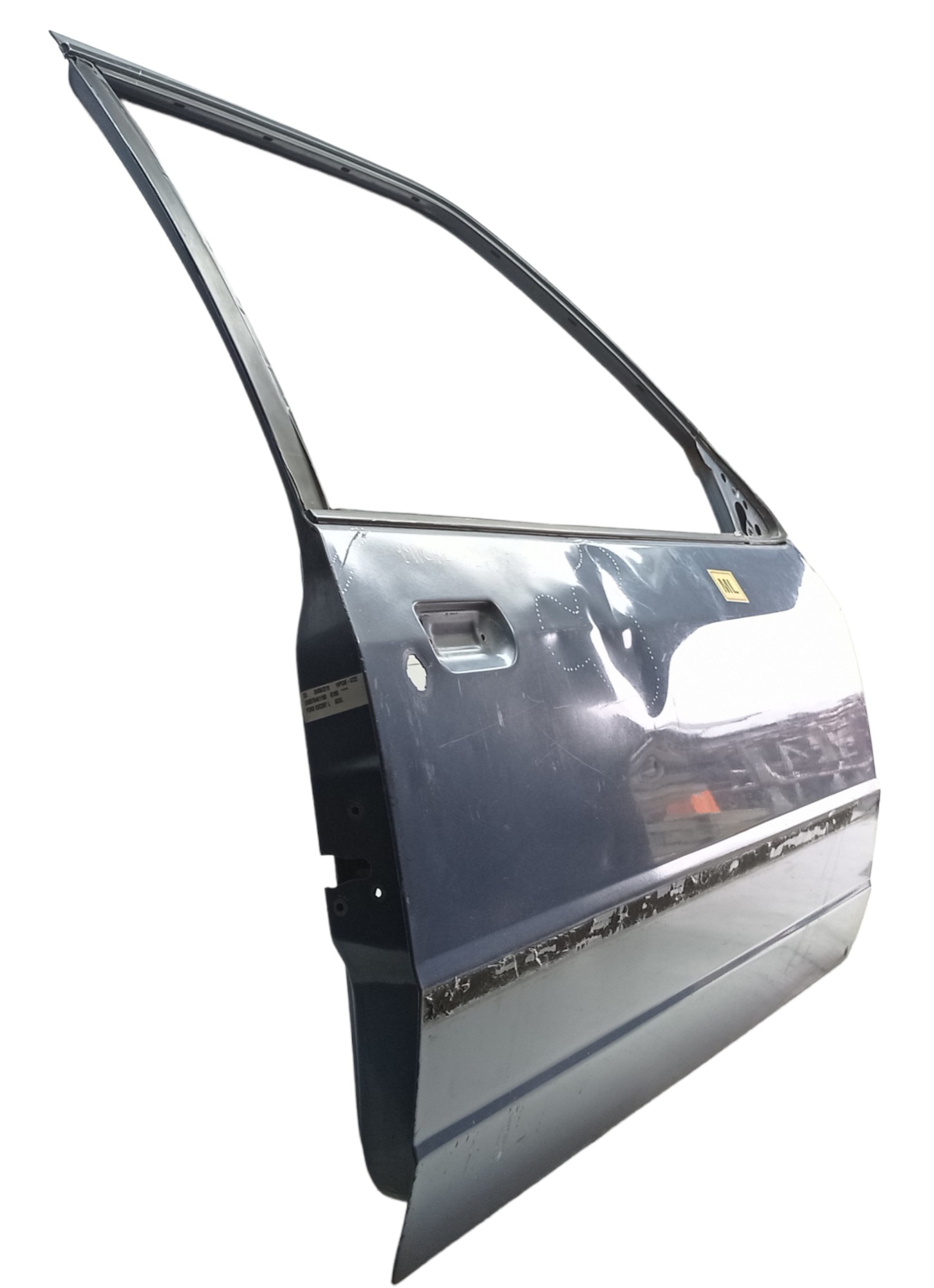 Porta Dianteira Direita Ford Escort 1987 1988 P/ Recuperar Dianteira Direita Azul 2
