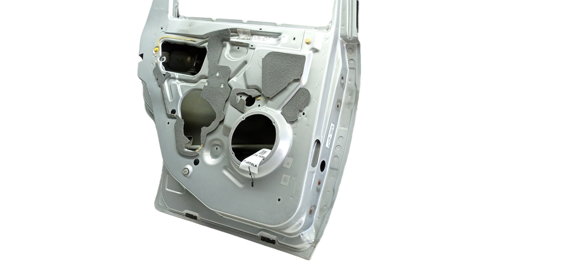 Porta Traseira Esquerda Ford Fiesta 2009 – Para Recuperar Traseira Esquerdo Prateado 8