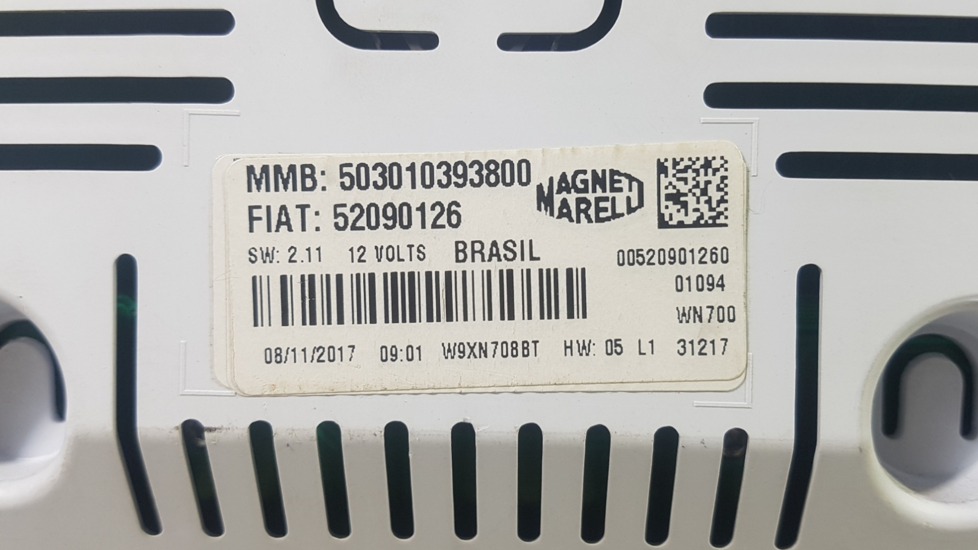 Painel Instrumentos Fiat Mobi 1.0 4cil 2017 2018 2019 2020 2