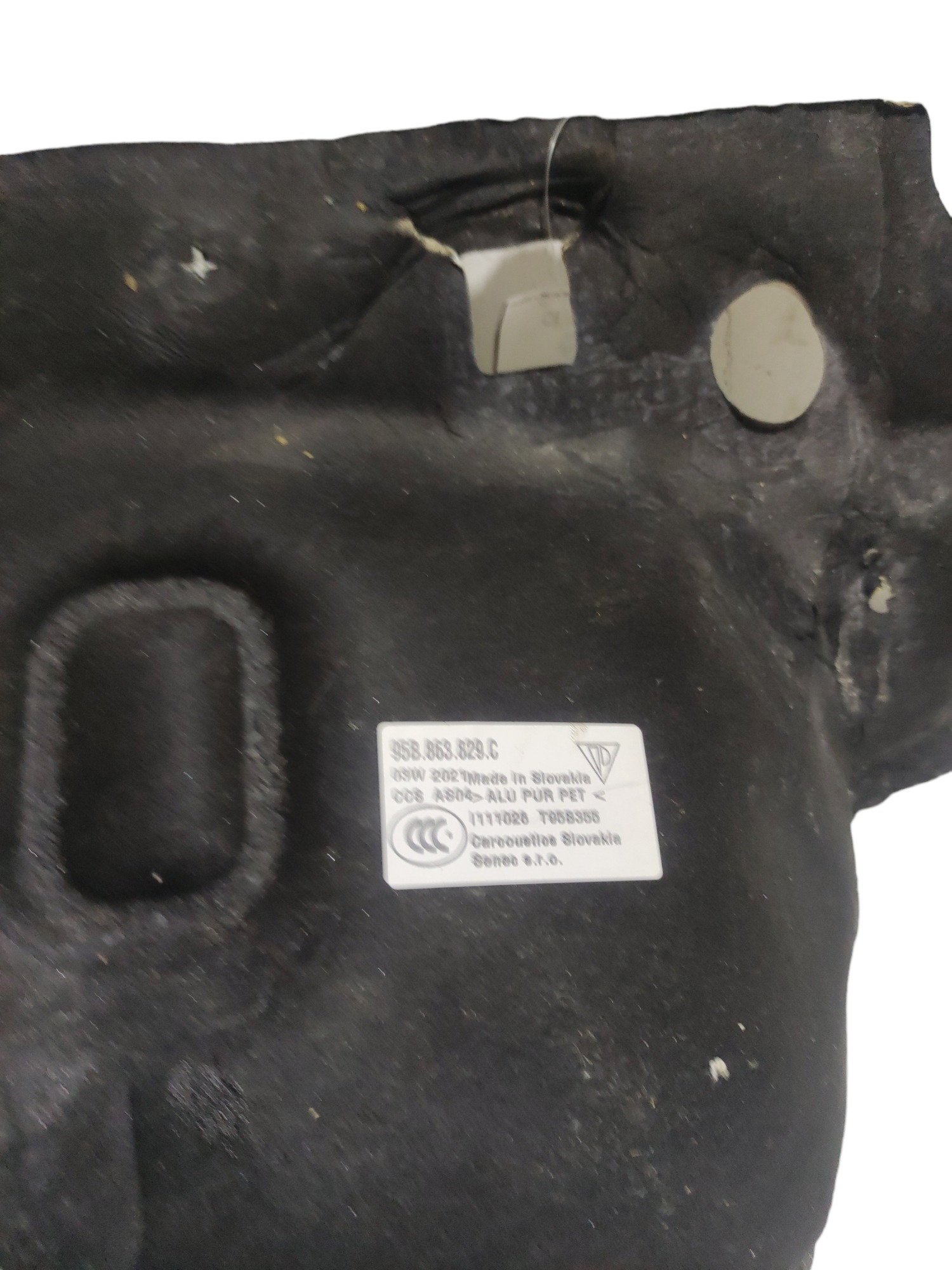 Defletor Calor Escapamento Porsche Macan 95b863829c 3