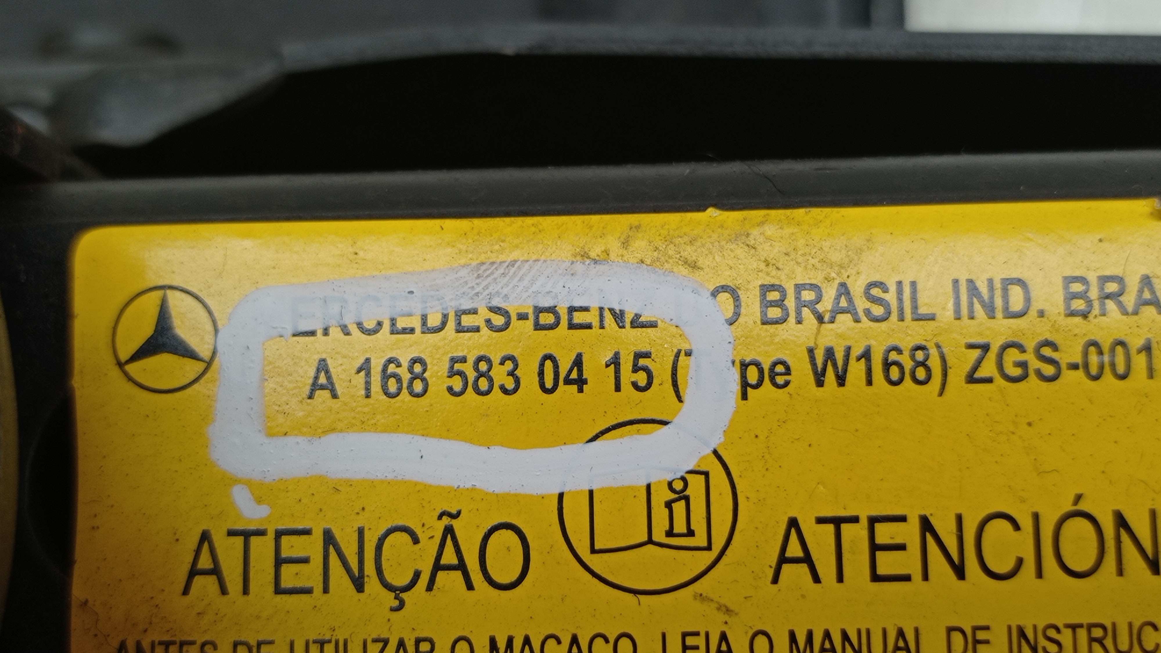 MACACO MERCEDES BENZ CLASSE A 2002 3