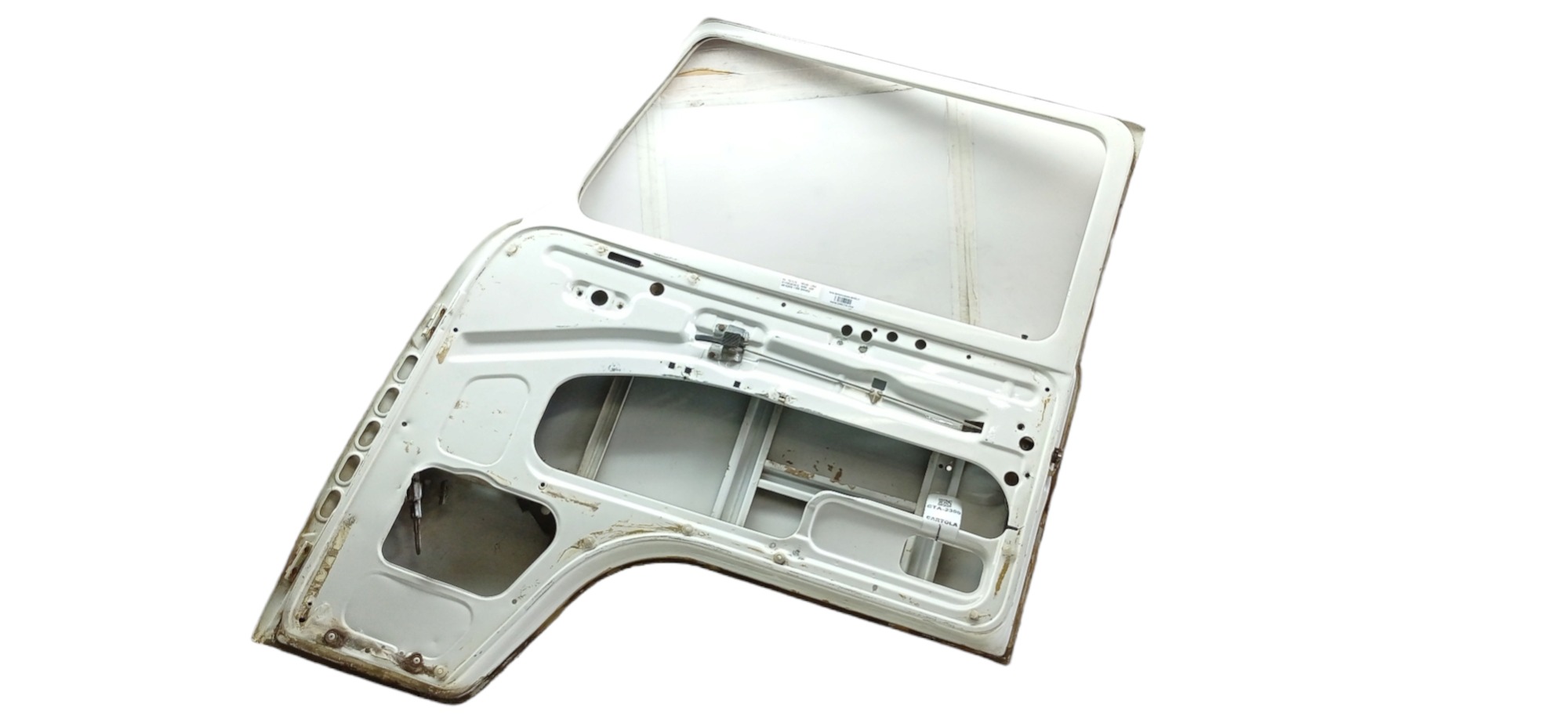 Porta Dianteira Direita Vw Kombi 2002 Para Recuperar Dianteira Direita Branco 6