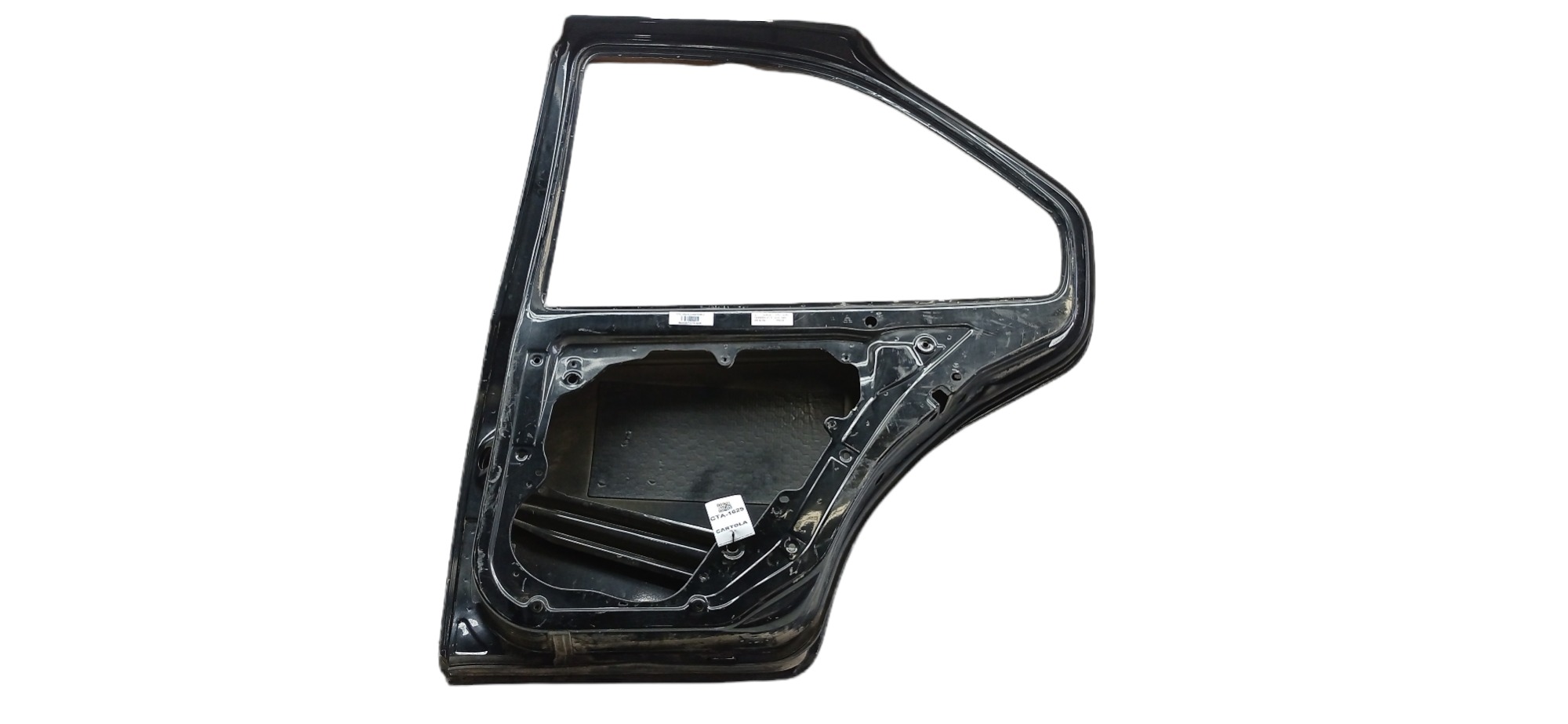 Porta Traseira Direita Volkswagen Bora 2001 P/ Recuperar Traseira Direita Preto 2