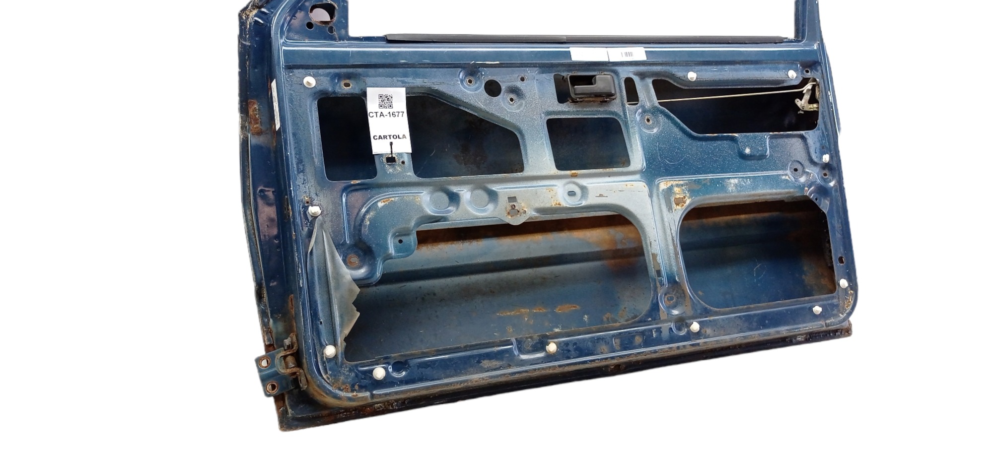 Porta Lado Direito Fiat Uno 1988 Para Recuperar Dianteira Direito Azul-marinho 3