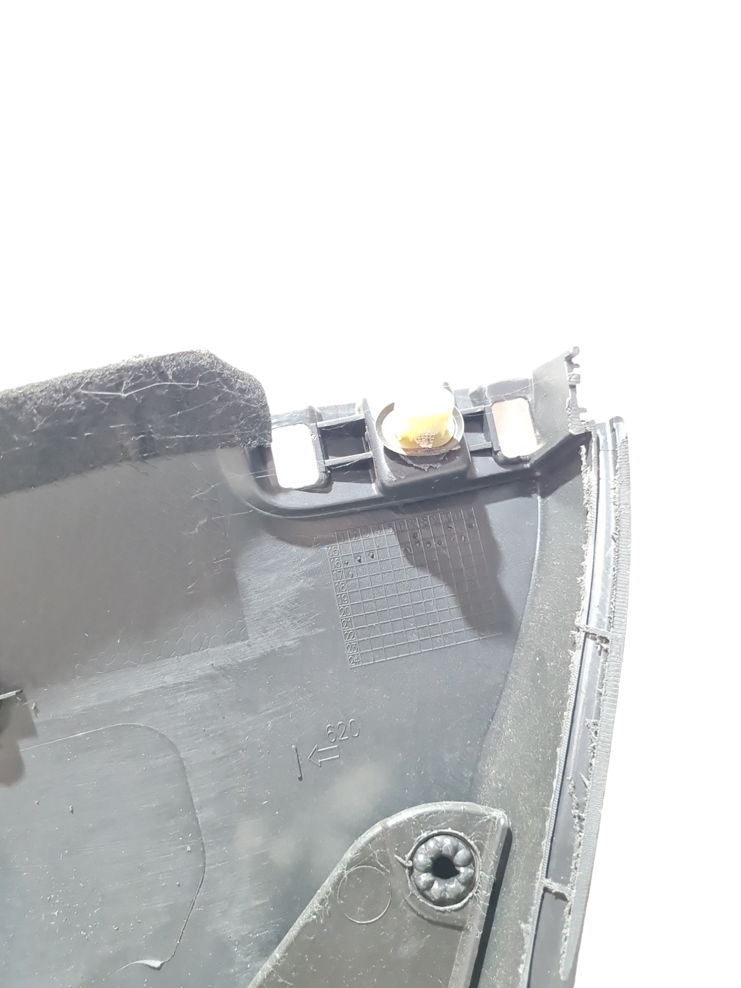 Forro Porta Traseiro Esquerdo Peugeot 3008 C/ Detalhe Leia Preto 2