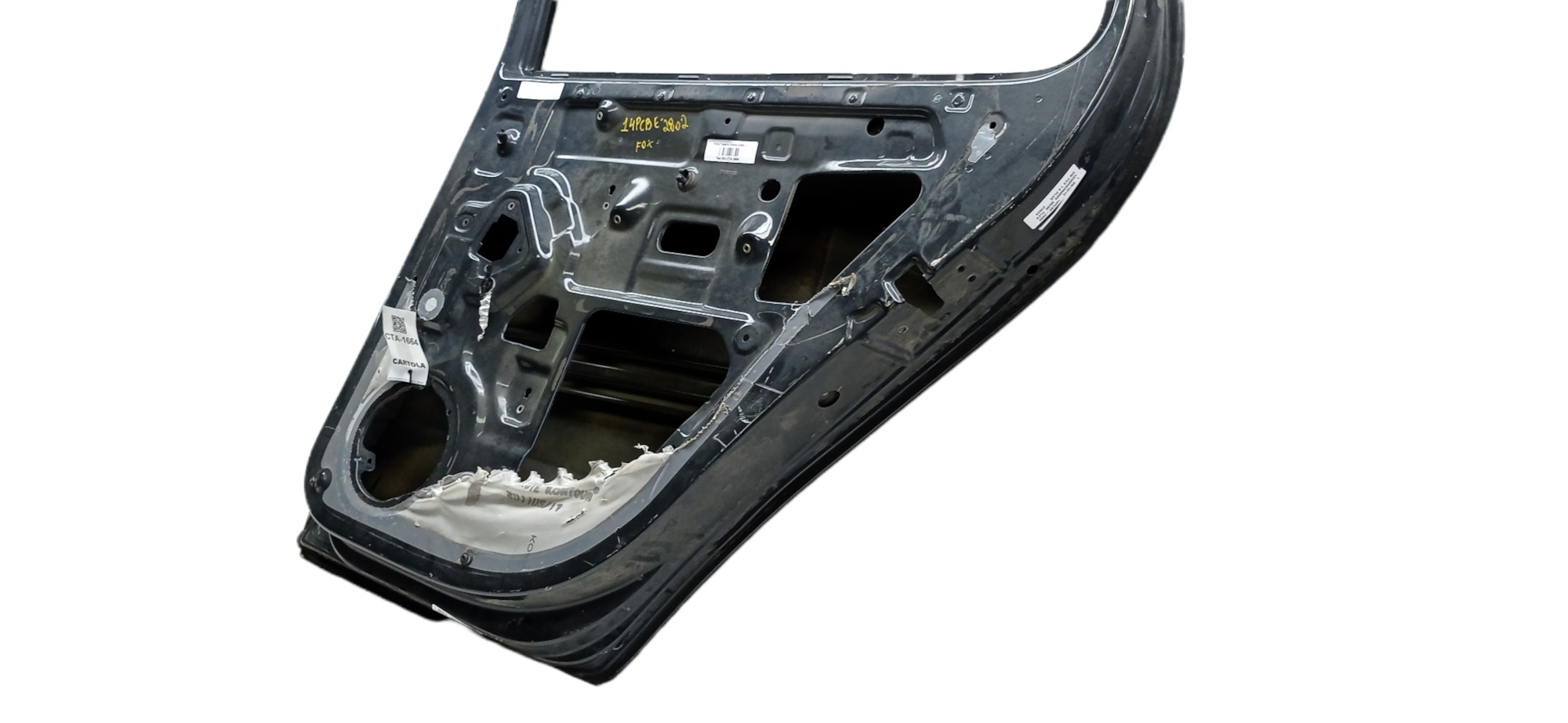 Porta Traseira Direita Volkswagen Fox 2006 Para Recuperar Traseira Direito Cinza 9