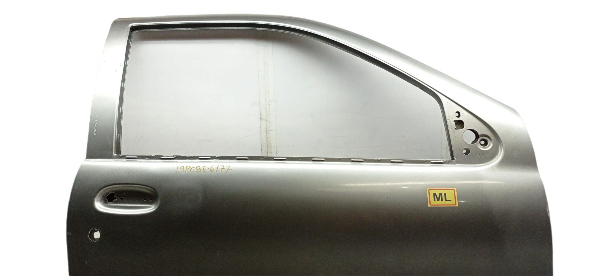 Porta Dianteira Direita Fiat Palio 2002 Para Recuperar Dianteira Direita Cinza 2