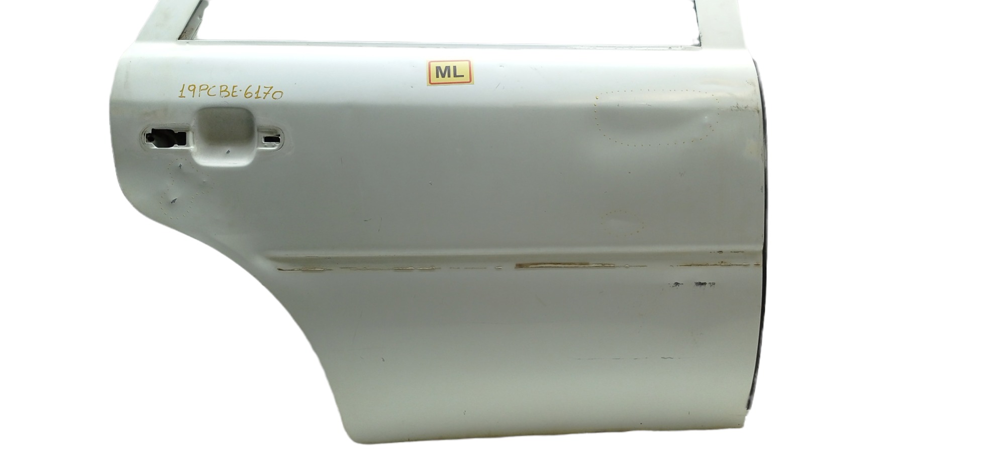 Porta Traseira Direita Vw Gol G2 1994-1999 P/ Recuperar Traseira Direito Branco 3