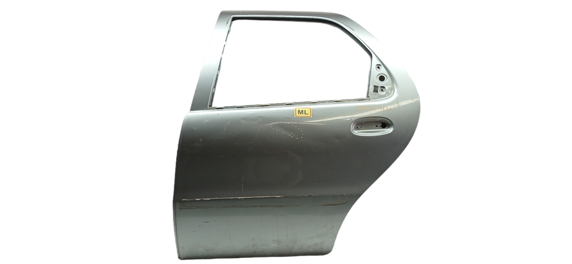 Porta Traseira Esquerda Fiat Palio 1997 1998 Para Recuperar Traseira Esquerda Cinza 5