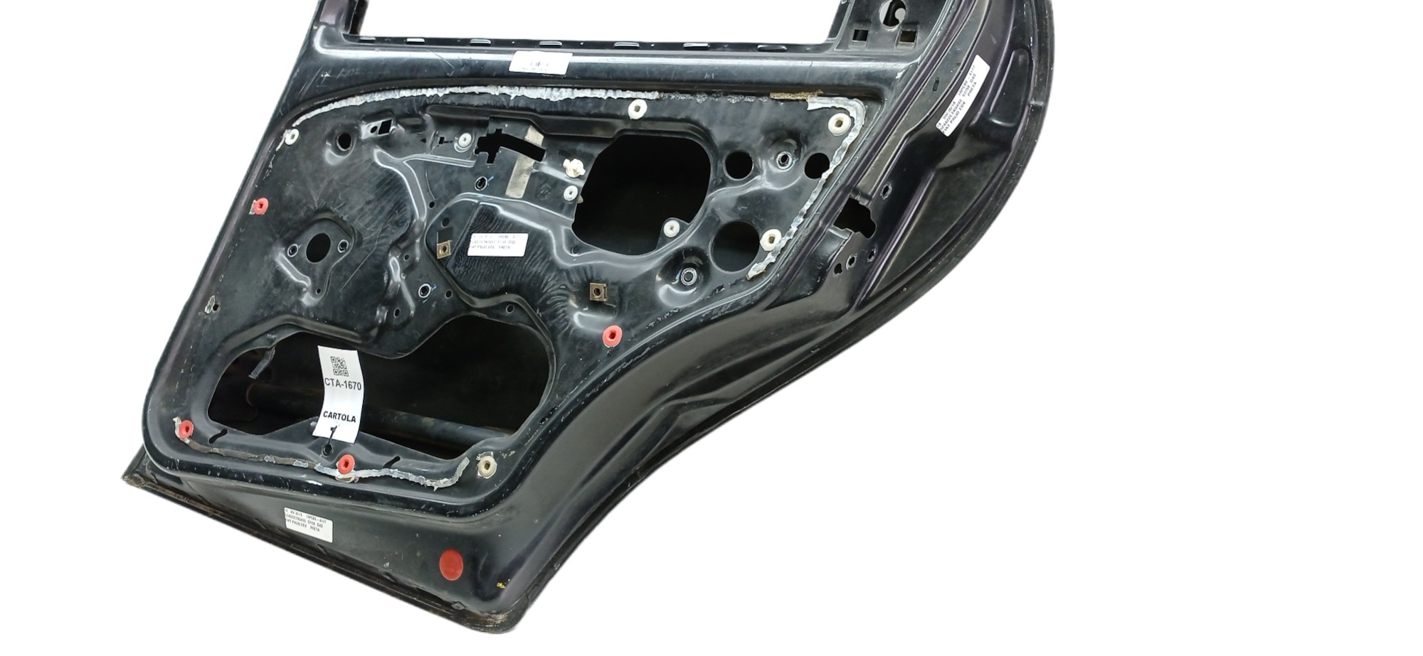 Porta Traseira Direita Fiat Palio 1997 – 1998 Para Recuperar Traseira Direito Preto 8