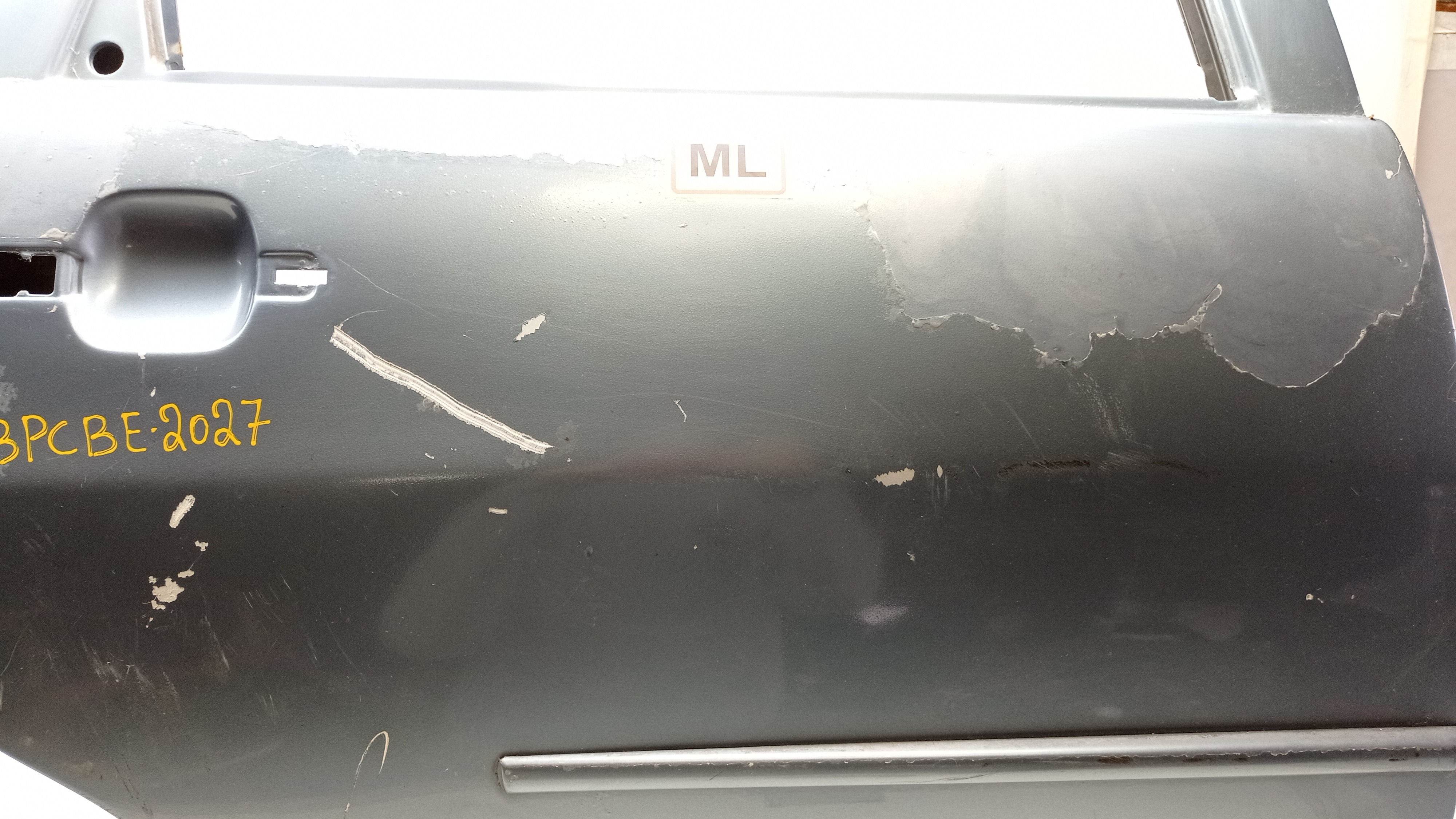 Porta Traseira Direita Vw Polo 2000 Para Recuperar Traseira Direita Cinza 7