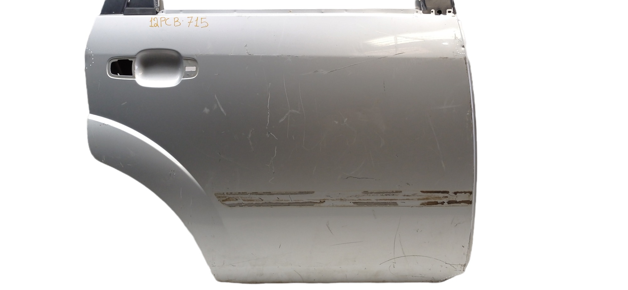 Porta Traseira Direita Ford Fiesta 2004 Para Recuperar Traseira Direito Prateado 8