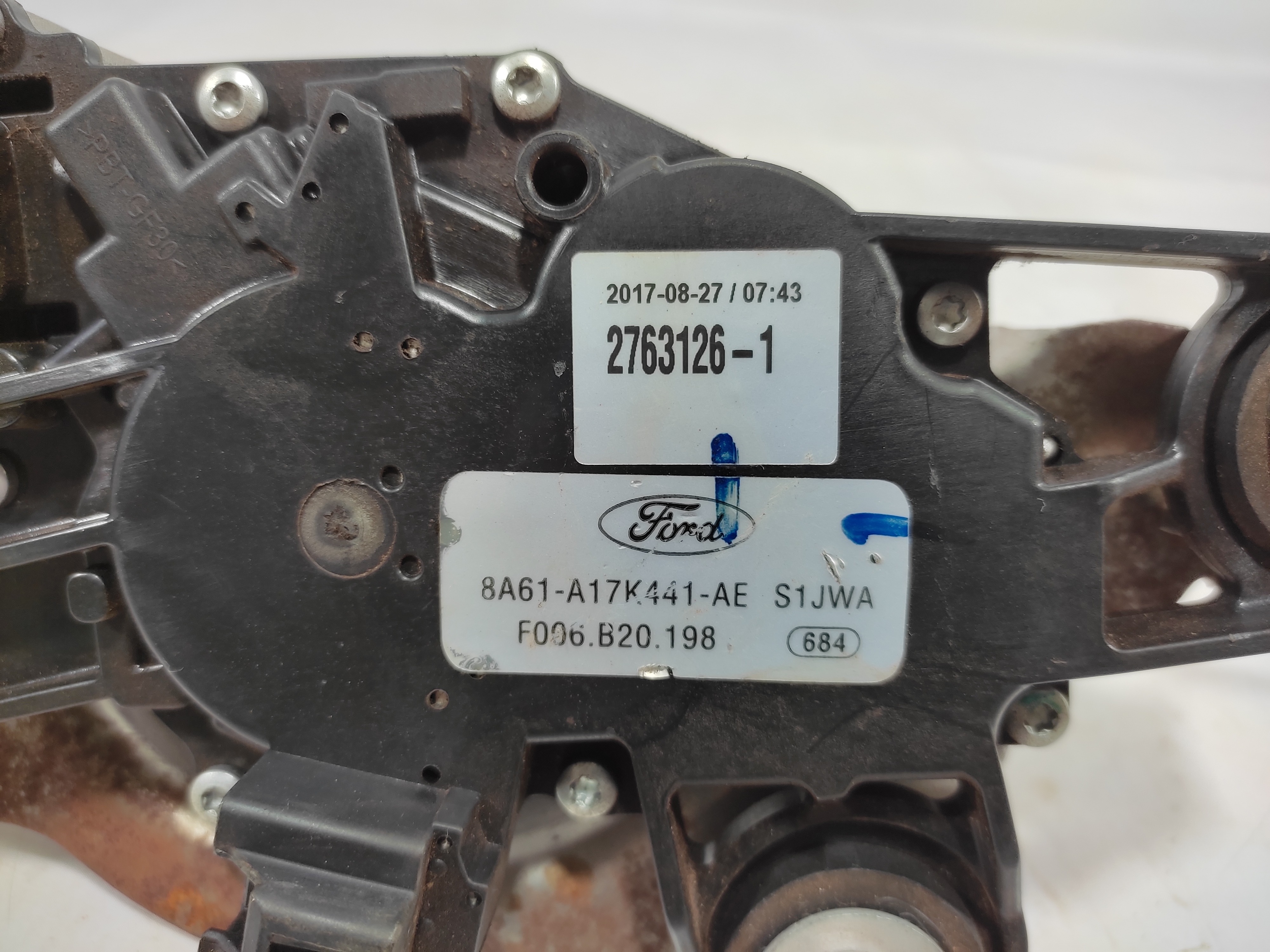 Motor Limpador Traseiro Ford New Fiesta 1.6 2017