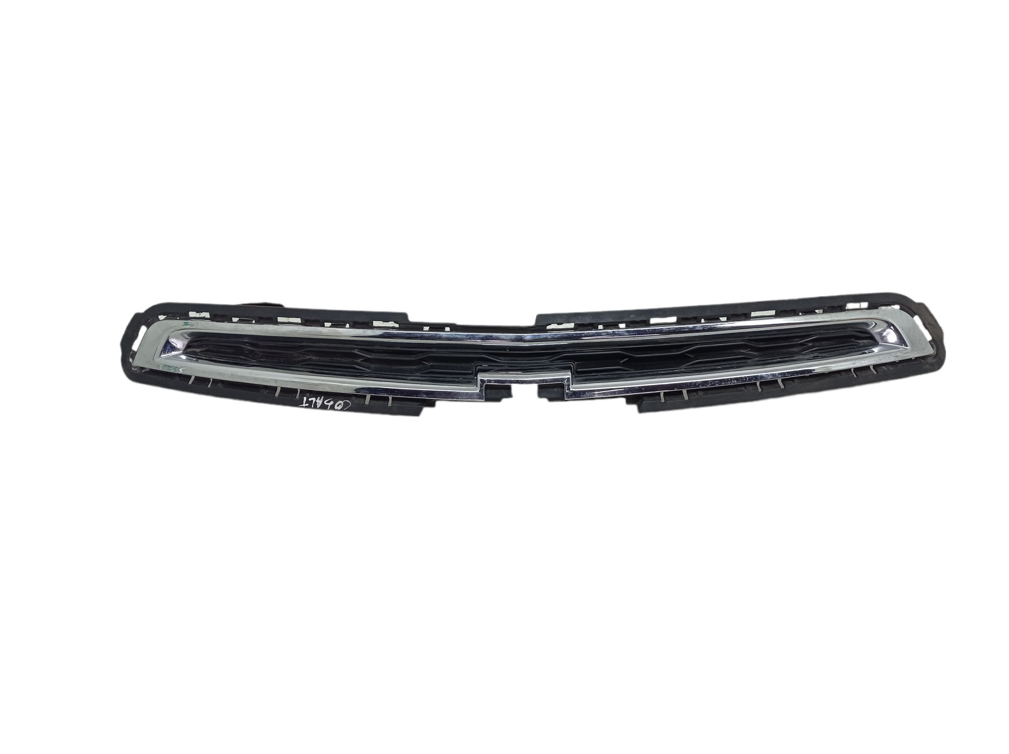 Grade Superior Parachoque Dianteiro Chevrolet Cobalt 2013 Preto E Cromado 1