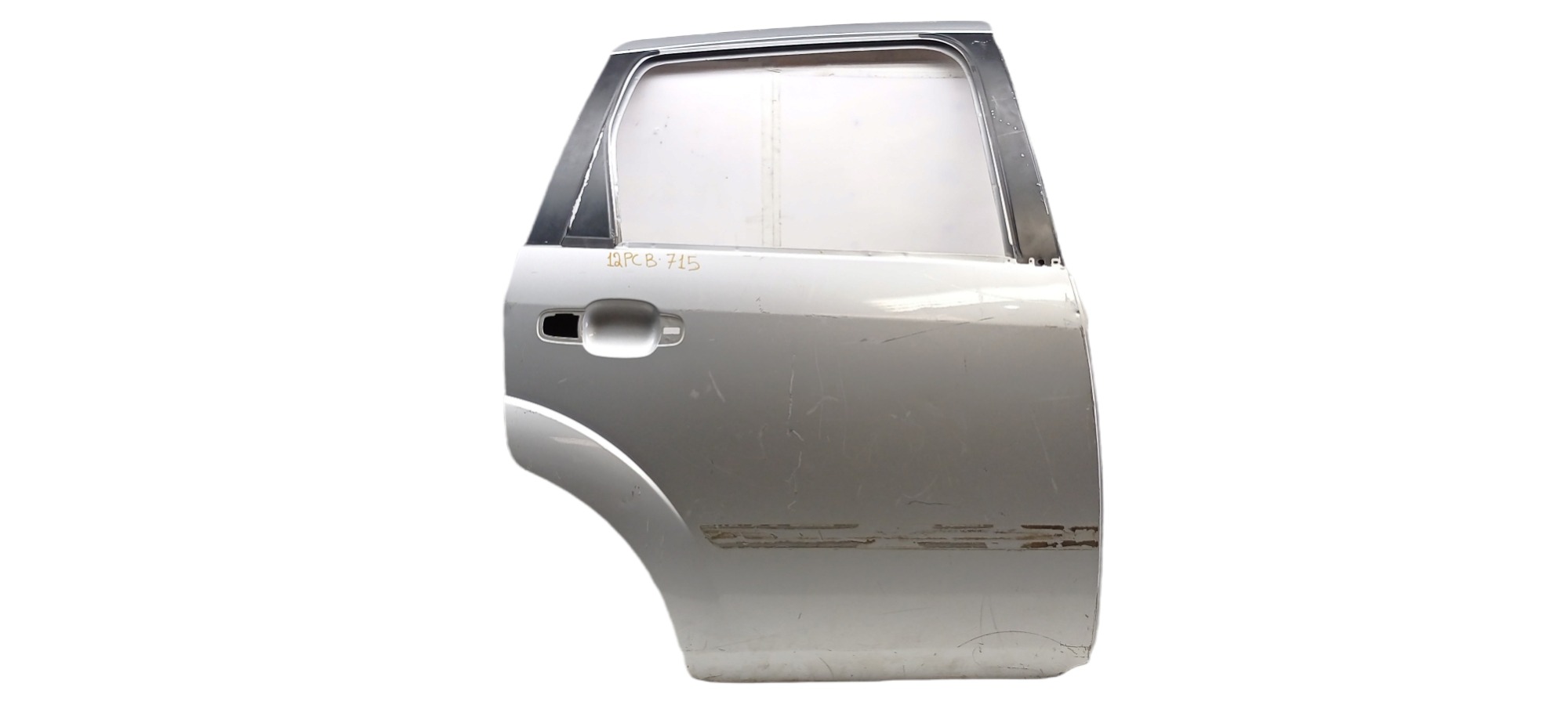 Porta Traseira Direita Ford Fiesta 2004 Para Recuperar Traseira Direito Prateado 2