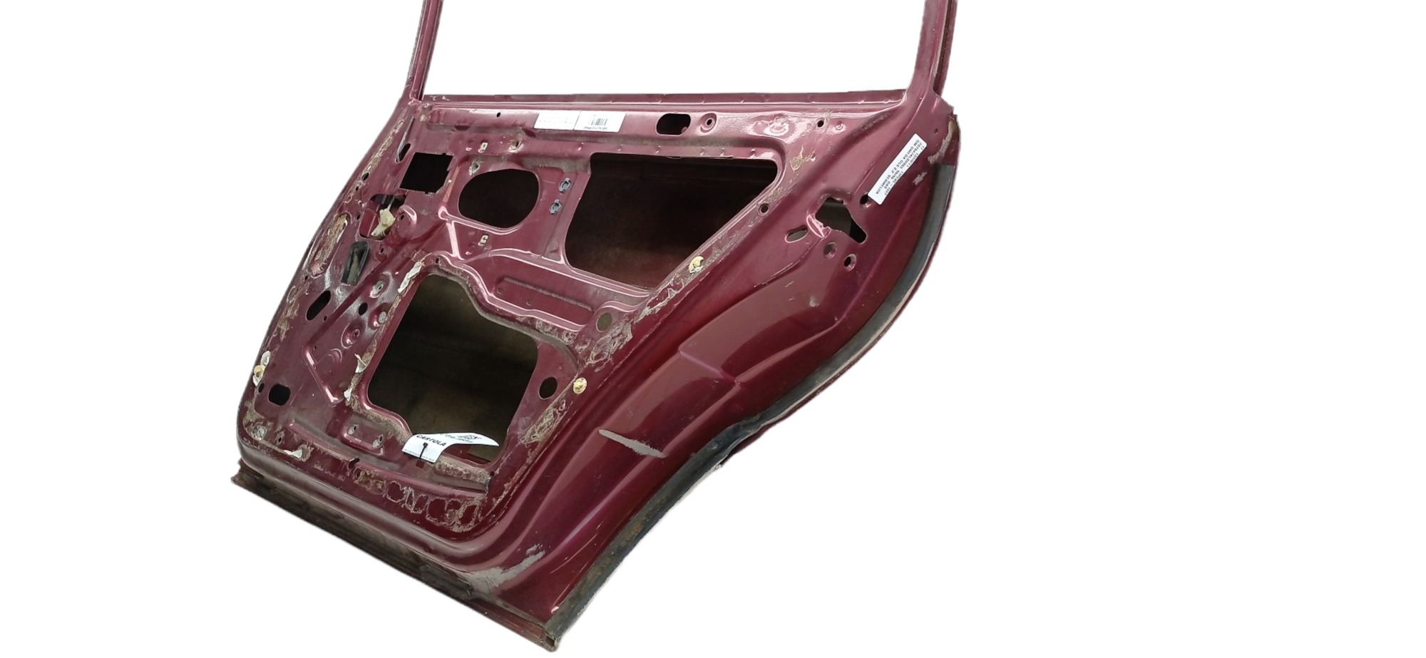Porta Traseira Direita Chevrolet Omega 1996 P/ Recuperar Traseira Direita Bordô 2