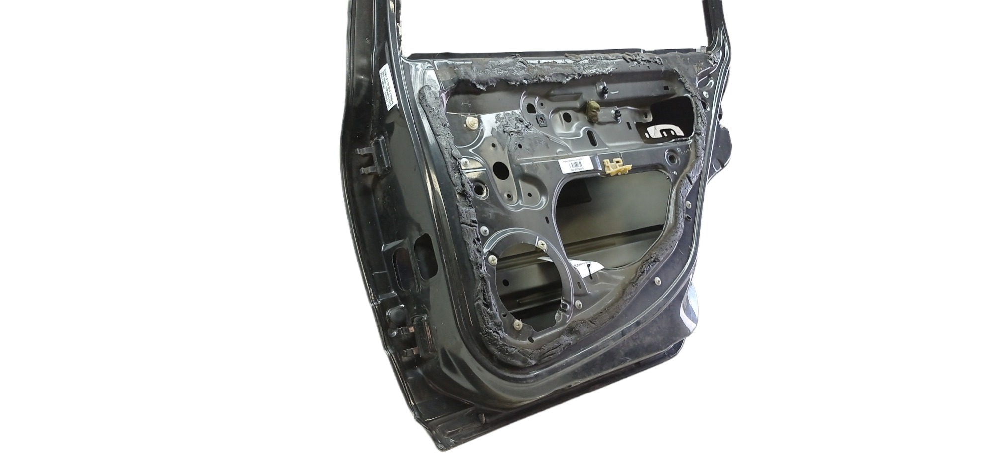 Porta Traseira Direita Renault Clio 2002-2003 P/ Recuperar Traseira Direita Preto 3