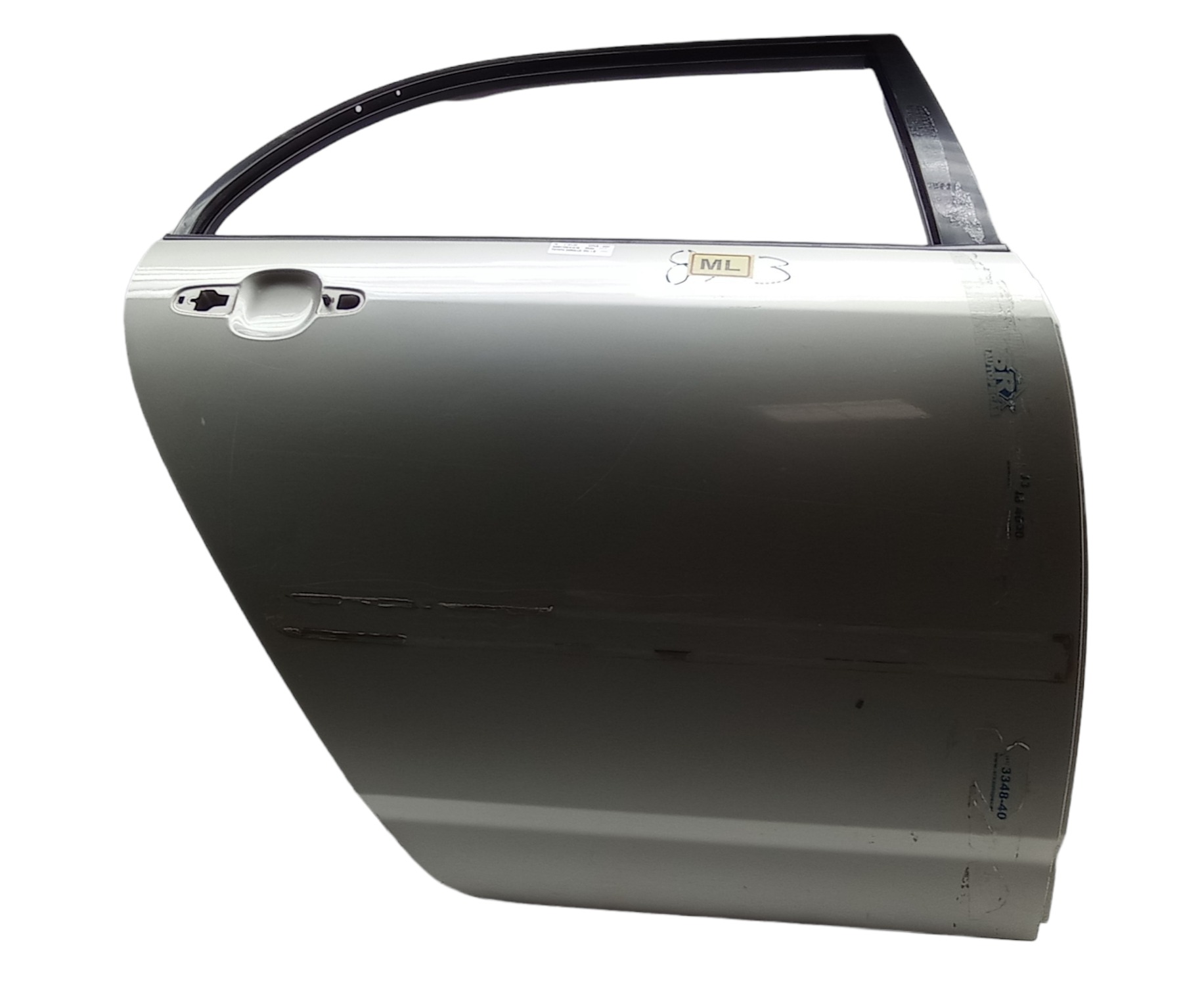 Porta Traseira Direita Toyota Corolla 2004 – Para Recuperar Traseira Direito Preto 1